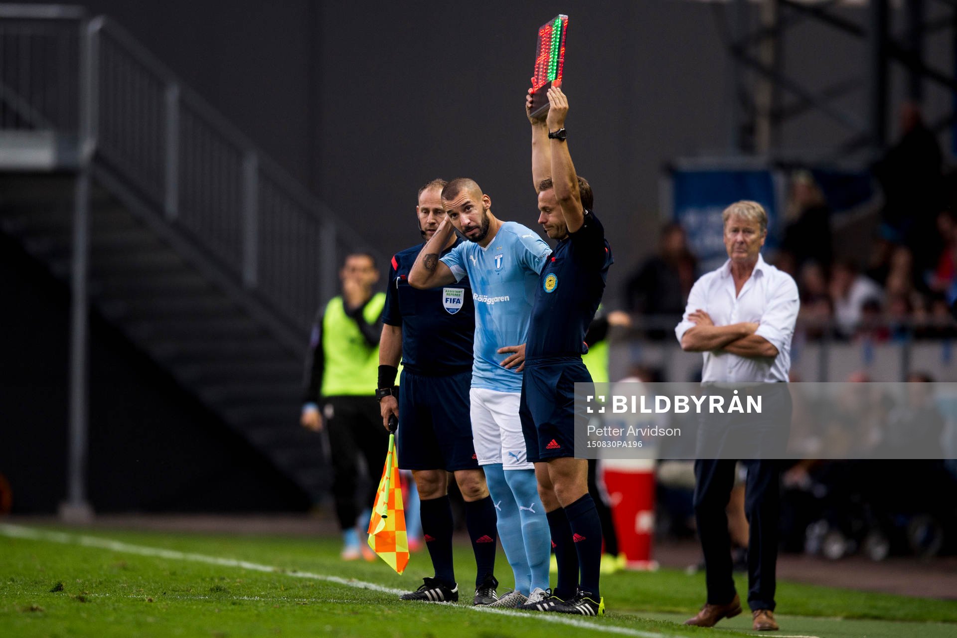 Malmö FFs Guillermo Molins är påväg att bytas in och i