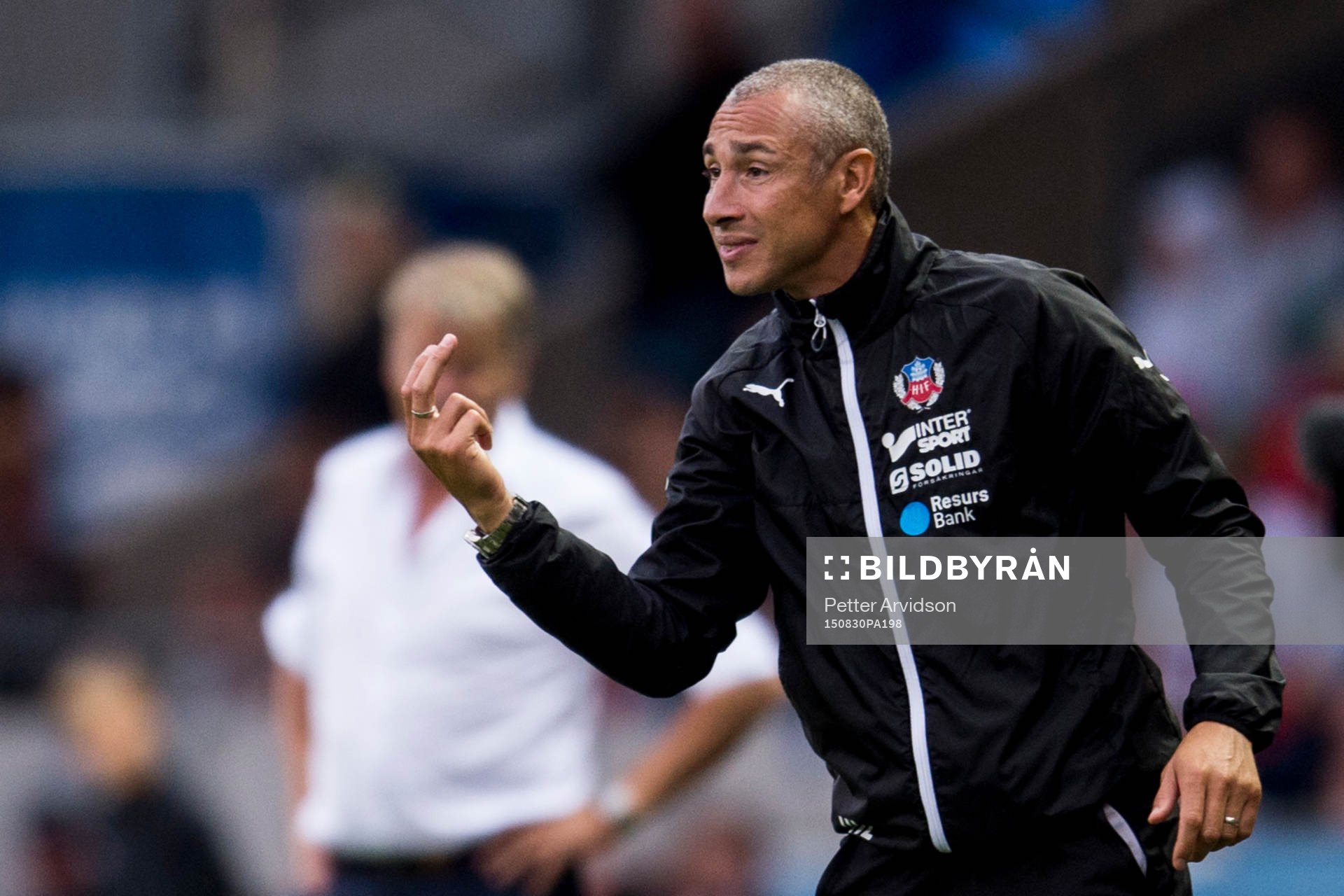 Helsingborgs manager Henrik Larsson