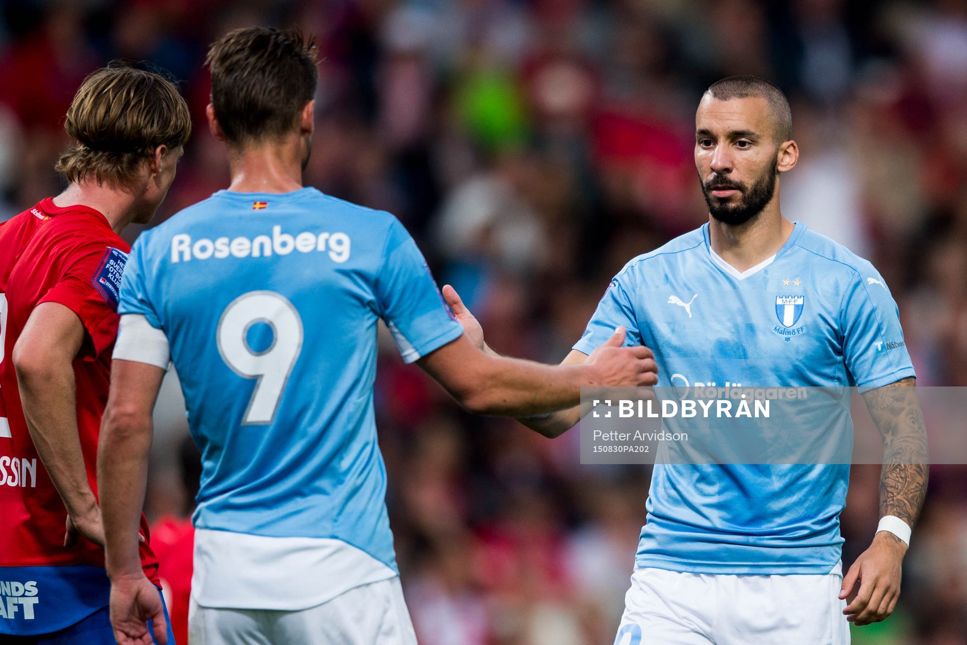 Malmö FFs Guillermo Molins och Markus Rosenberg