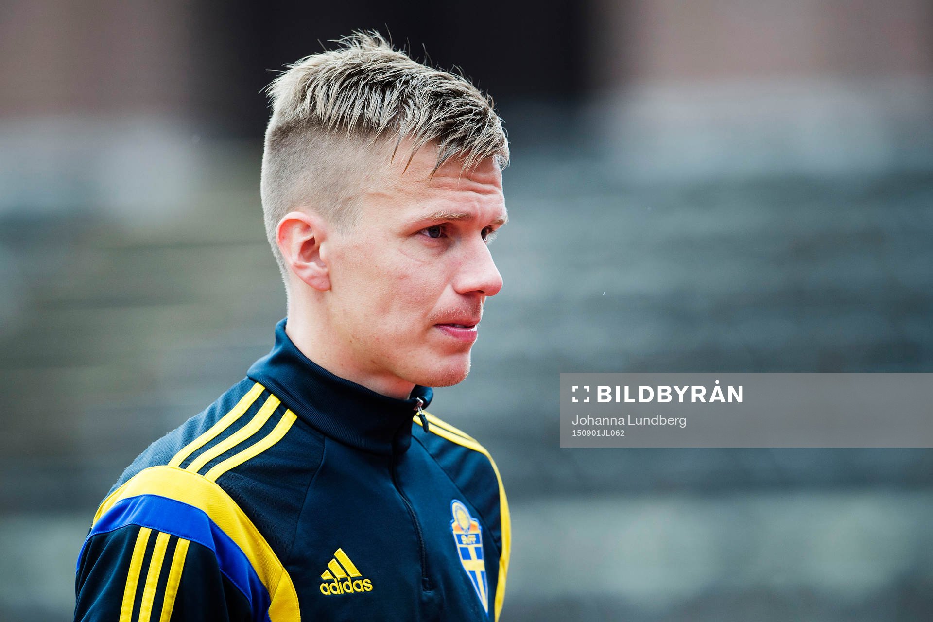 Pontus Wernbloom under Sveriges fotbollslandslags träning den 1 september 2015 i Stockholm.