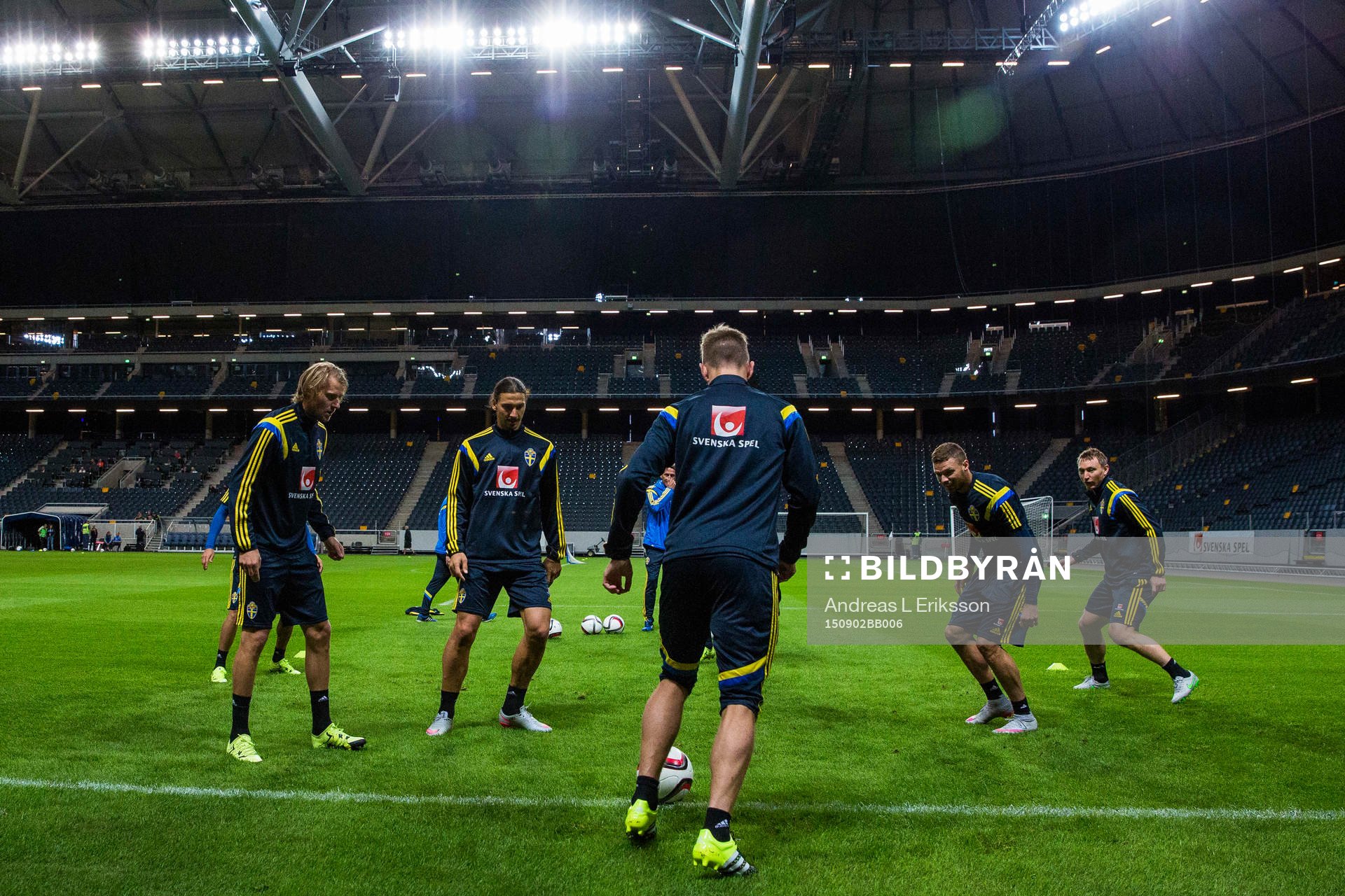 Ola Toivonen, Zlatan Ibrahimovic, Marcus Berg ocjh Kim