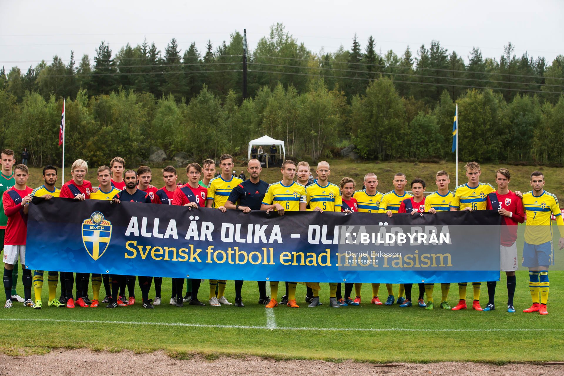 Alla är olika olika är bra kampanj innan match i