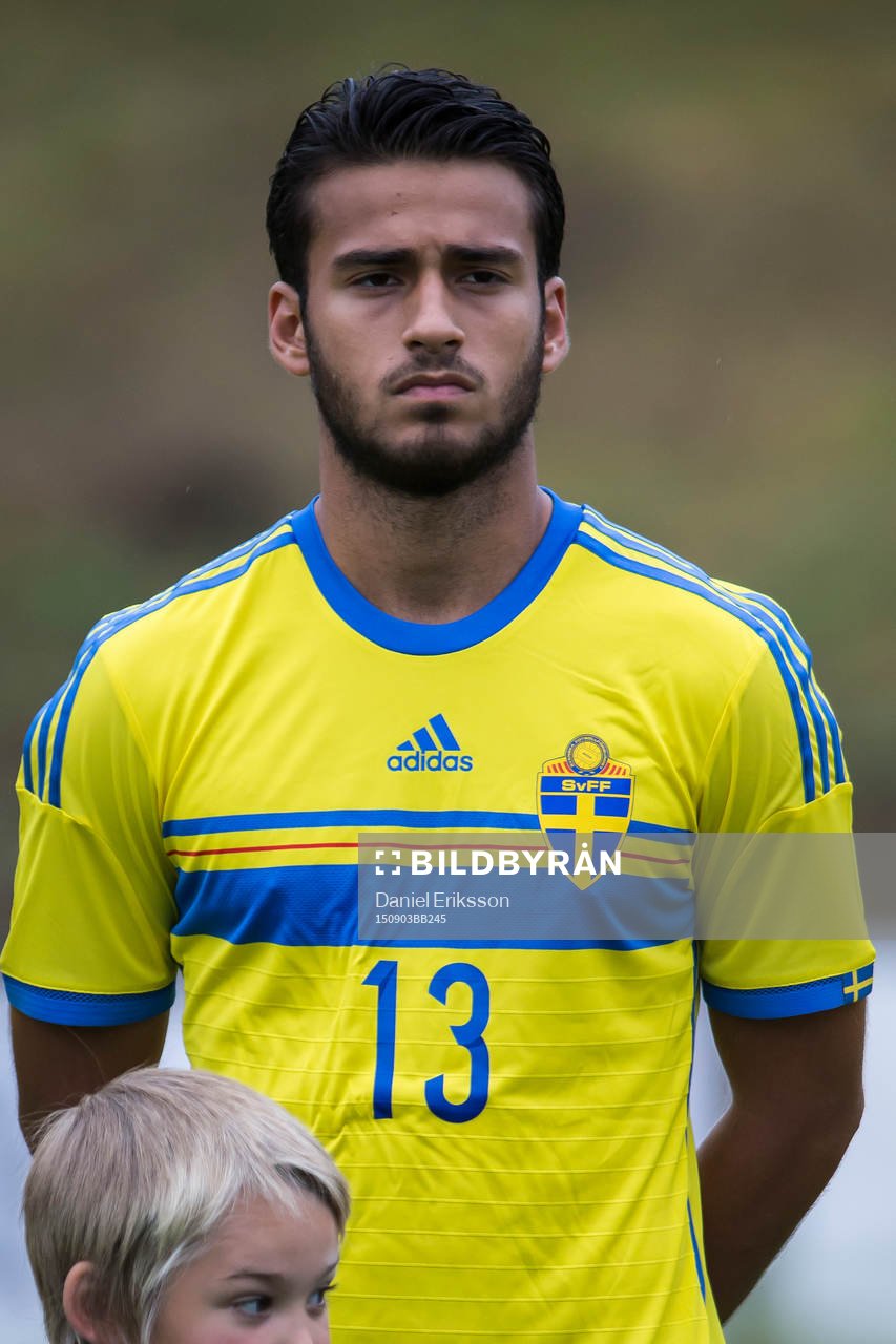 Christian Rubio Sivodedov i P18-landskampen i fotboll