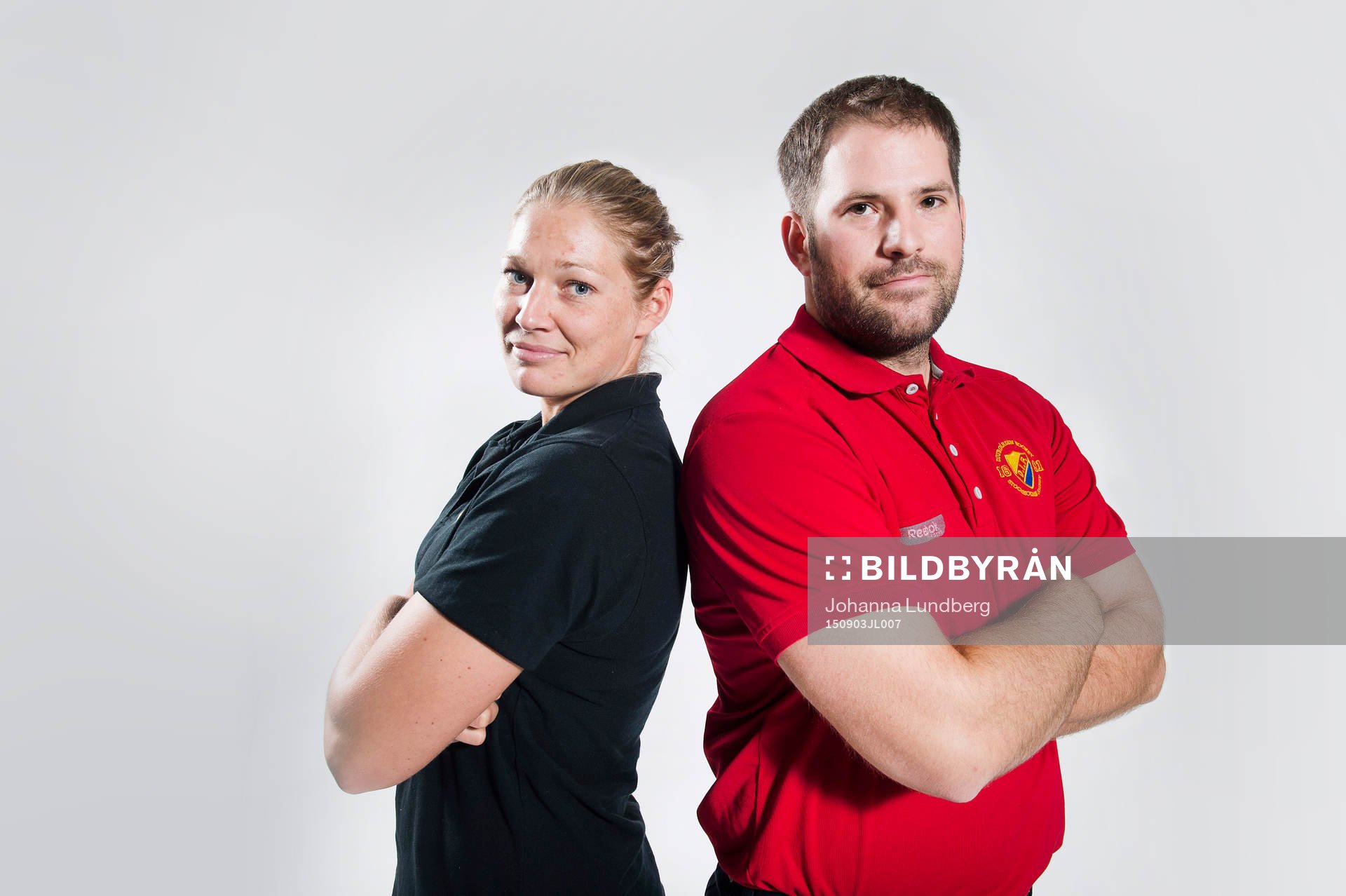 Emelie Berggren, tränare AIK, och Jared Cipparone,