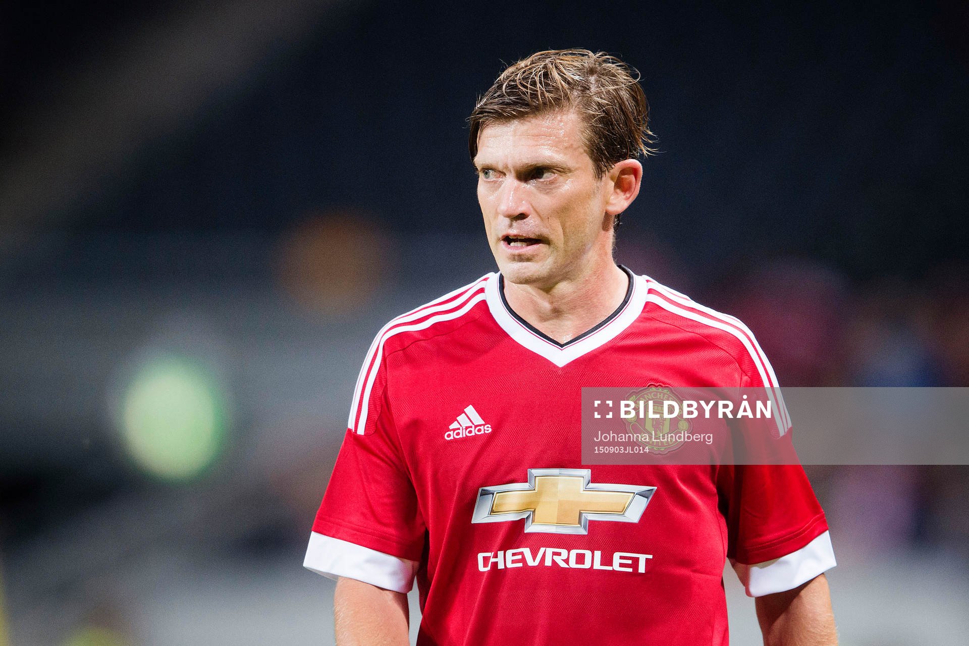 Manchester Uniteds Jesper Blomqvist