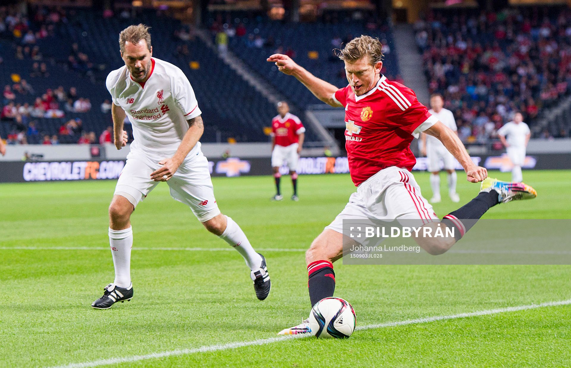 Manchester Uniteds Jesper Blomqvist