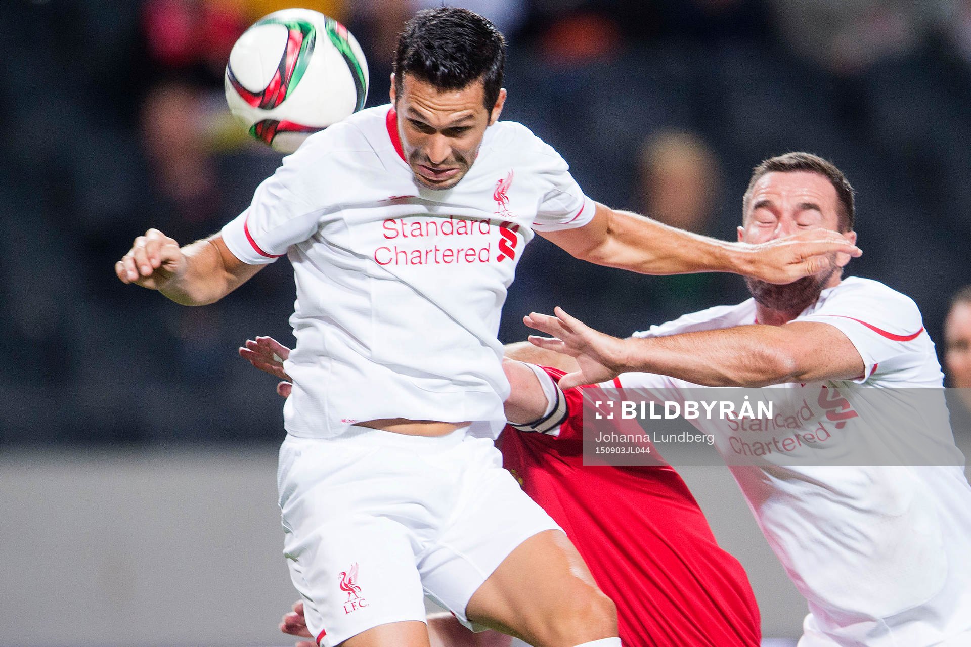 Liverpools Luis Garcia vinner en nickduell