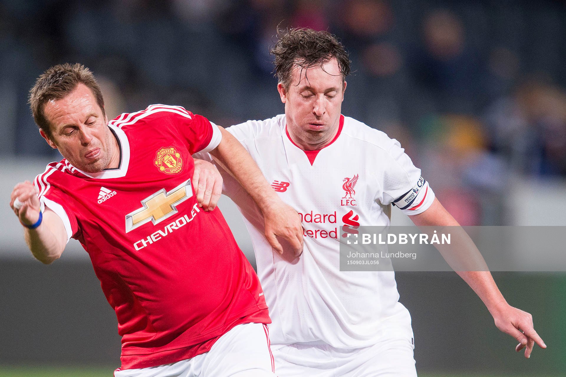 Manchester United Russell Beardsmore och Liverpools Robbie