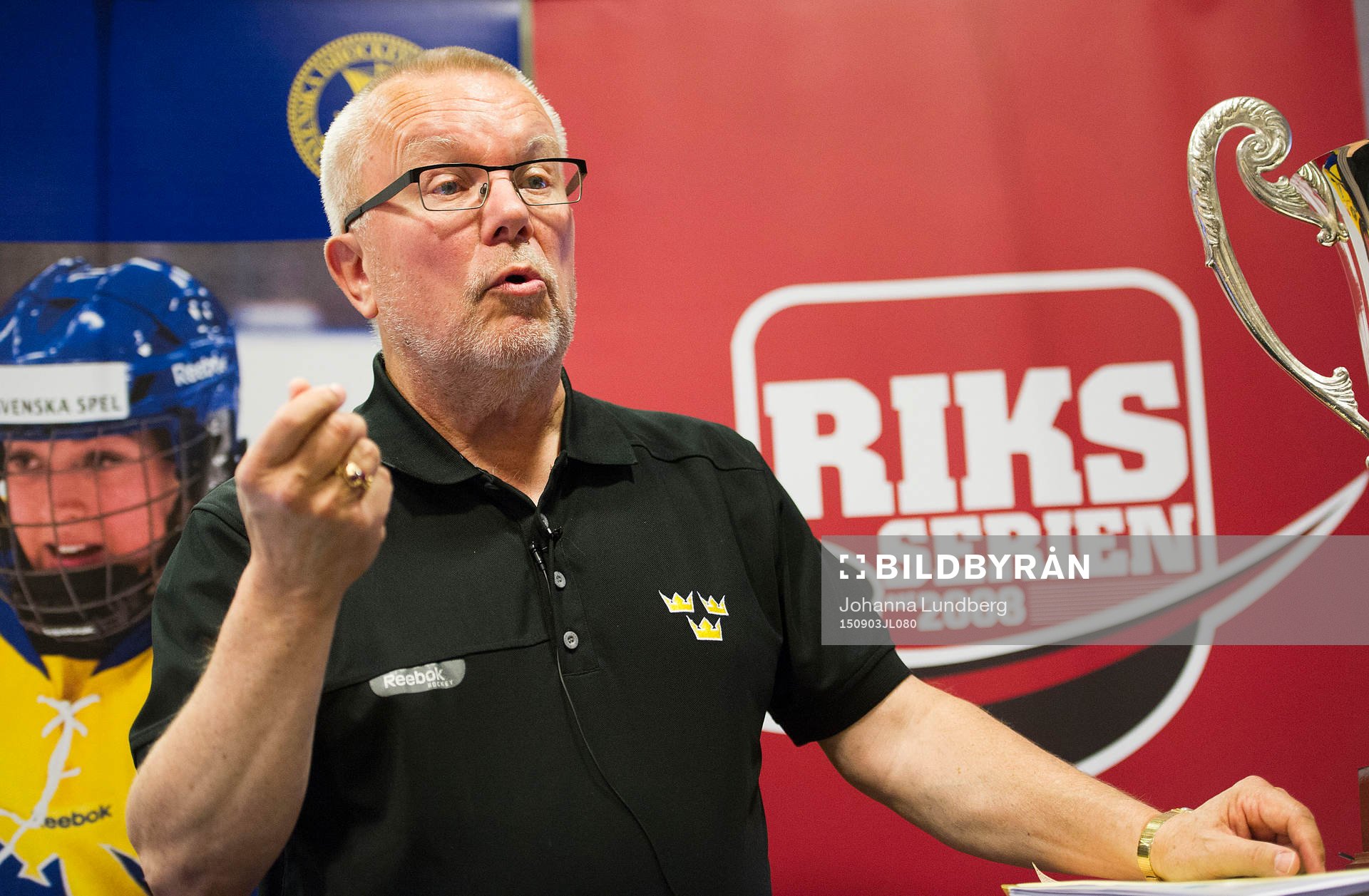 Svenska damlandslaget förbundskapten Leif