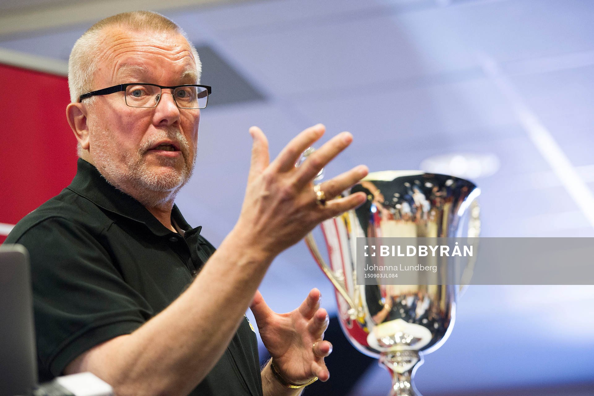 Svenska damlandslaget förbundskapten Leif
