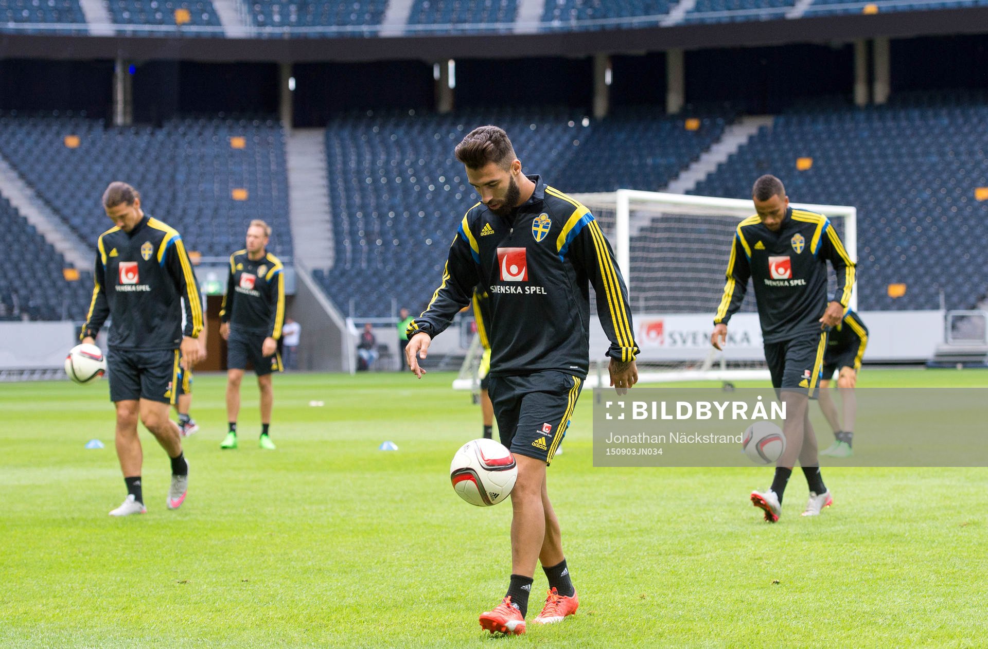 Zlatan Ibrahimovic, Jimmy Durmaz och Isaac Kiese Thelin