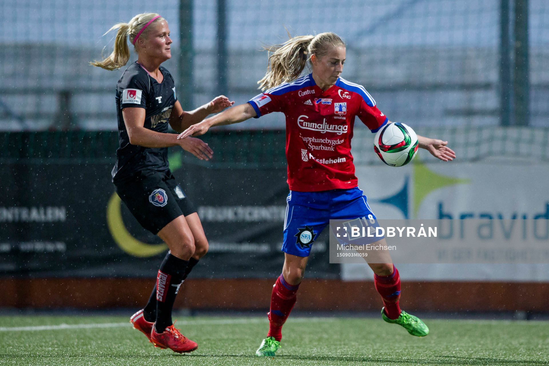 Vittsjös Linda Sällström mot Göteborgs Kathlene