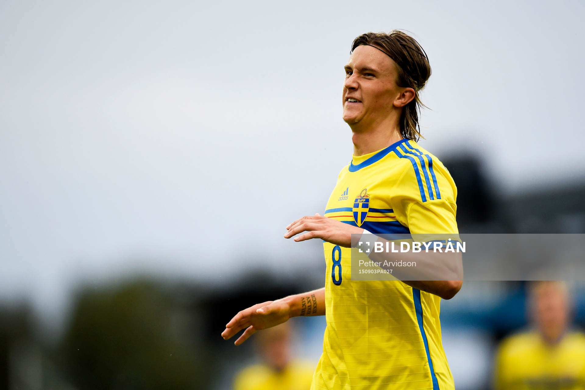 Sveriges Kristoffer Olsson jublar