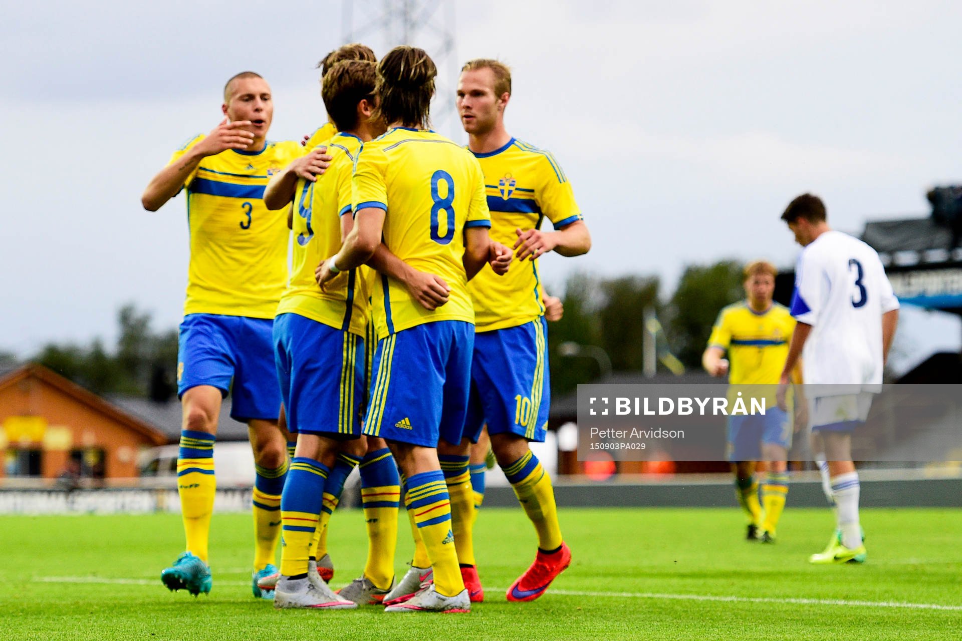 Sveriges Kristoffer Olsson jublar