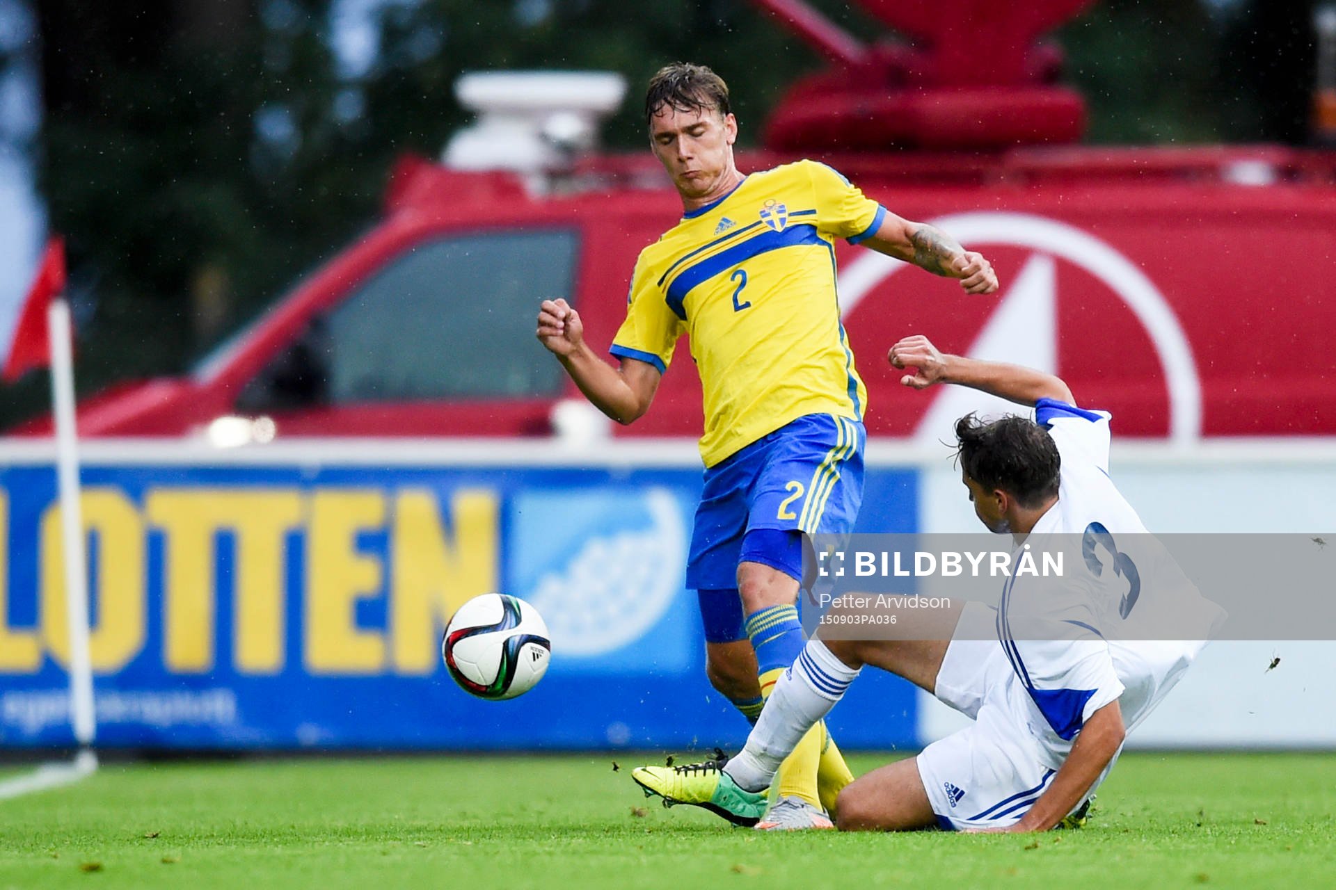 Sveriges Linus Wahlqvist och San Marinos Alessandra
