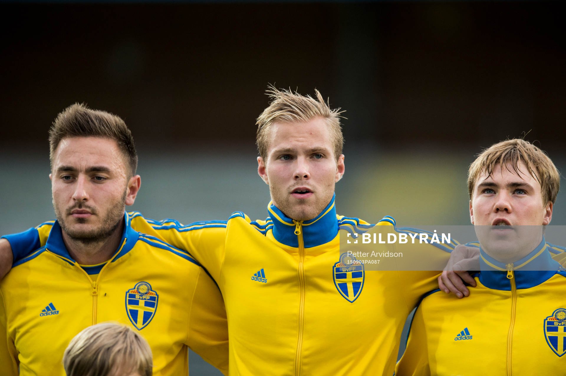 Sveriges Muamer Tankovic, Gustav Engvall och Simon Tibbling