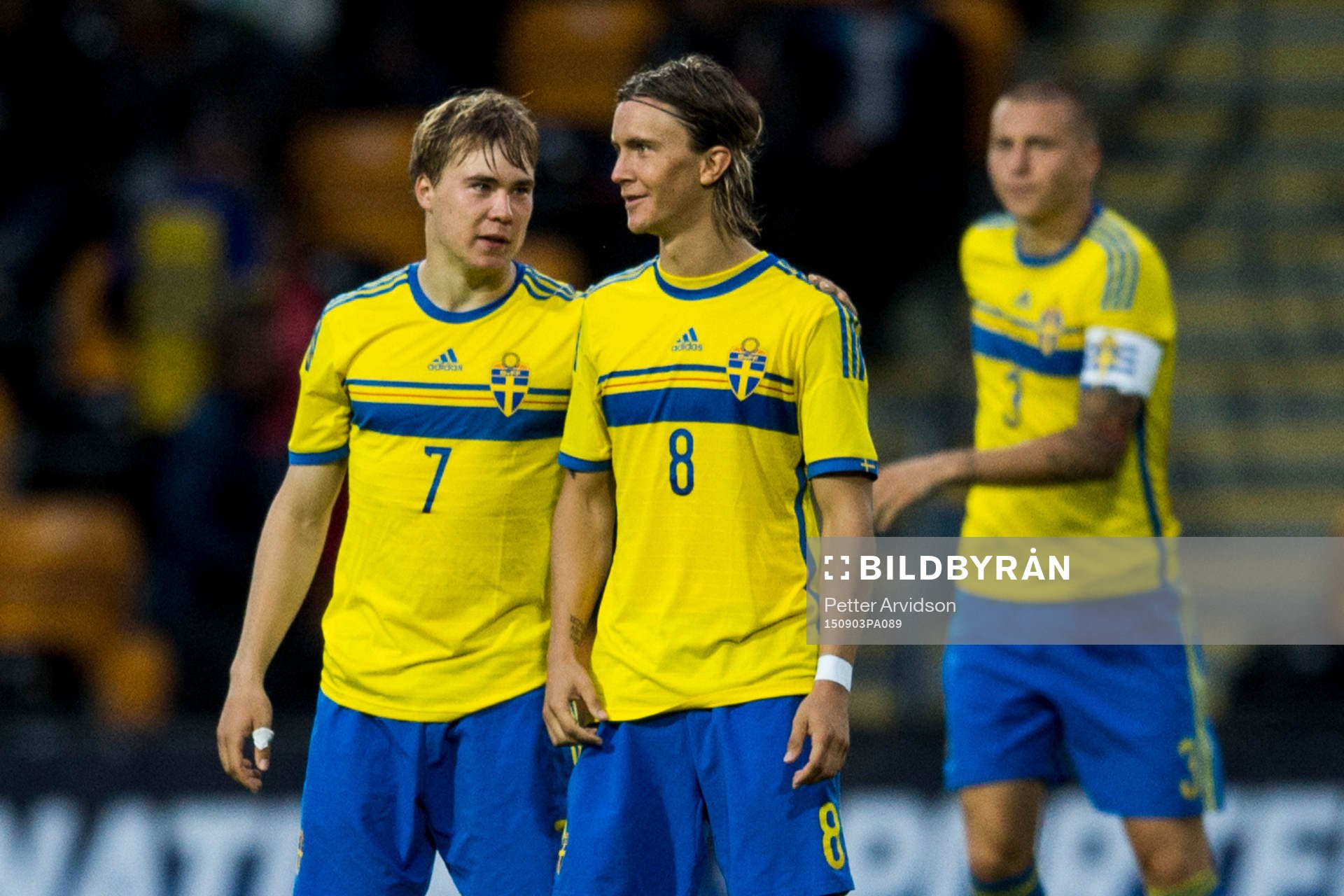 Sveriges Simon Tibbling och Kristoffer Olsson