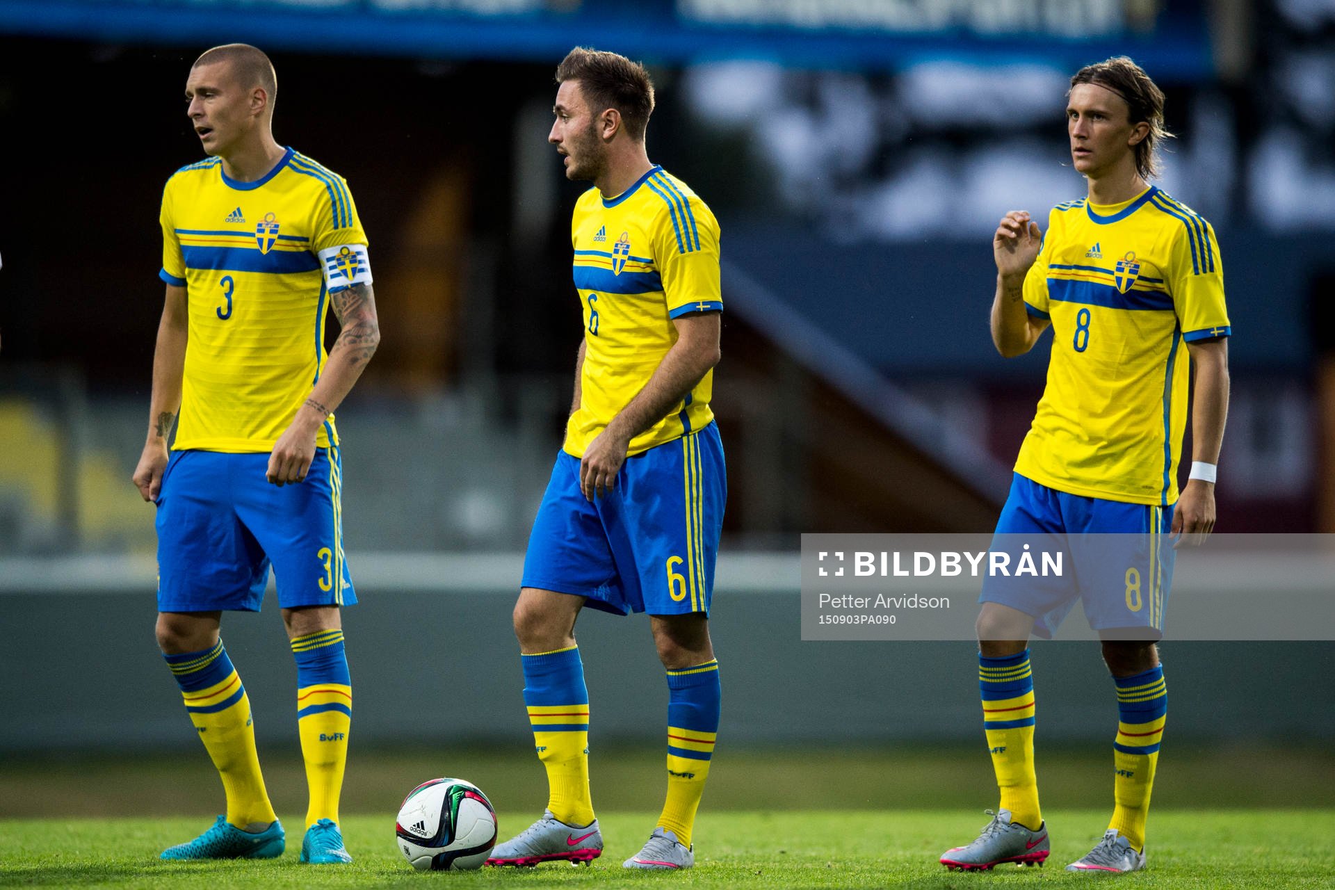 Sveriges Victor Nilsson Lindelöf, Muamer Tankovic och