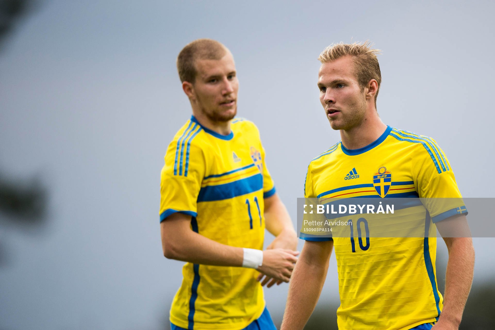 Sveriges Simon Gustafson och Gustav Engvall