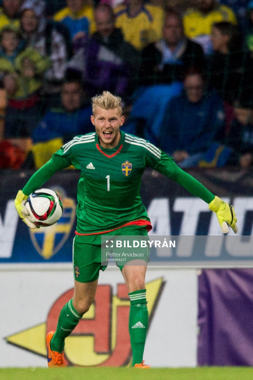 Sveriges målvakt Anton Cajtoft