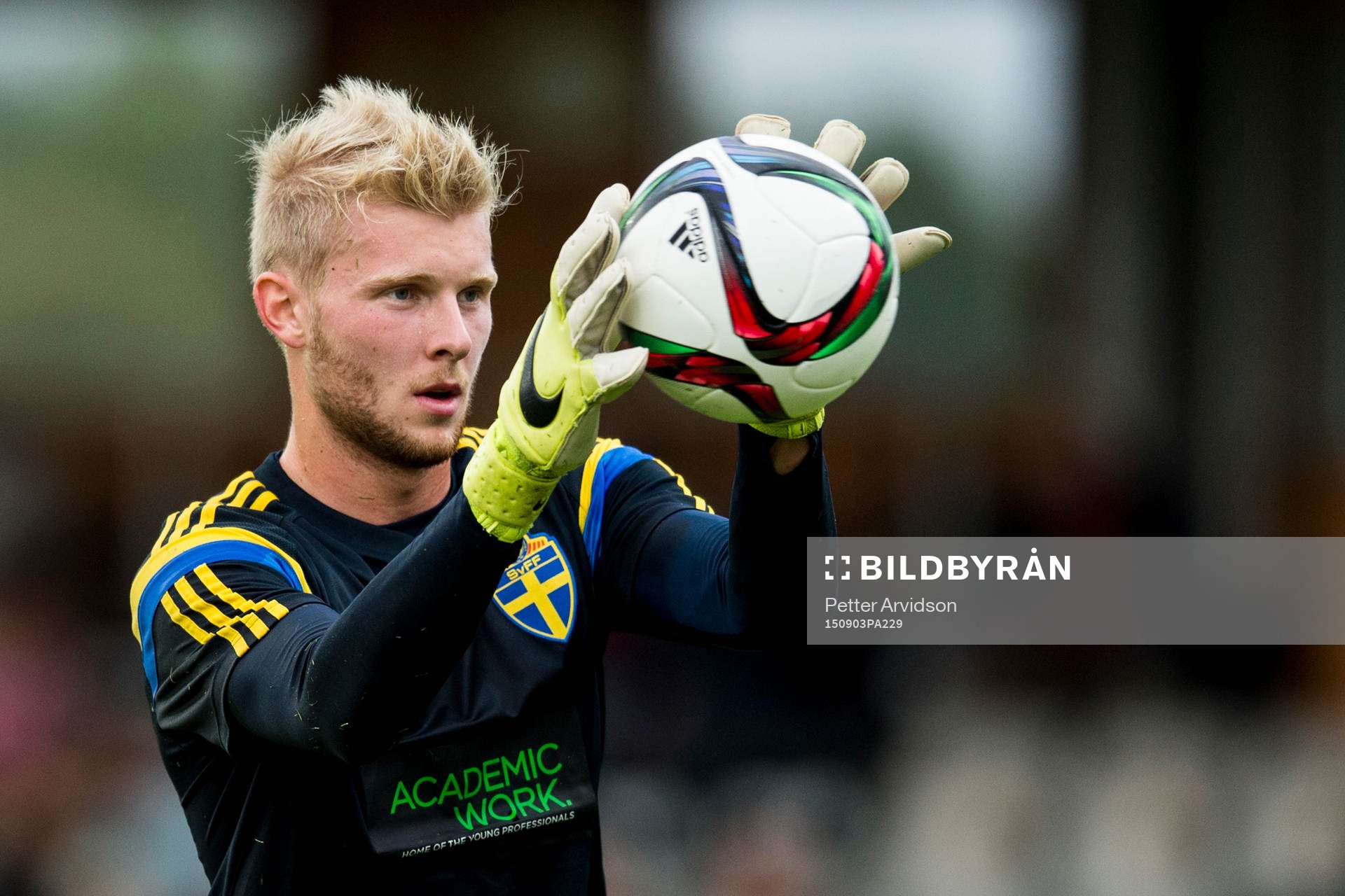 Sveriges målvakt Anton Cajtoft