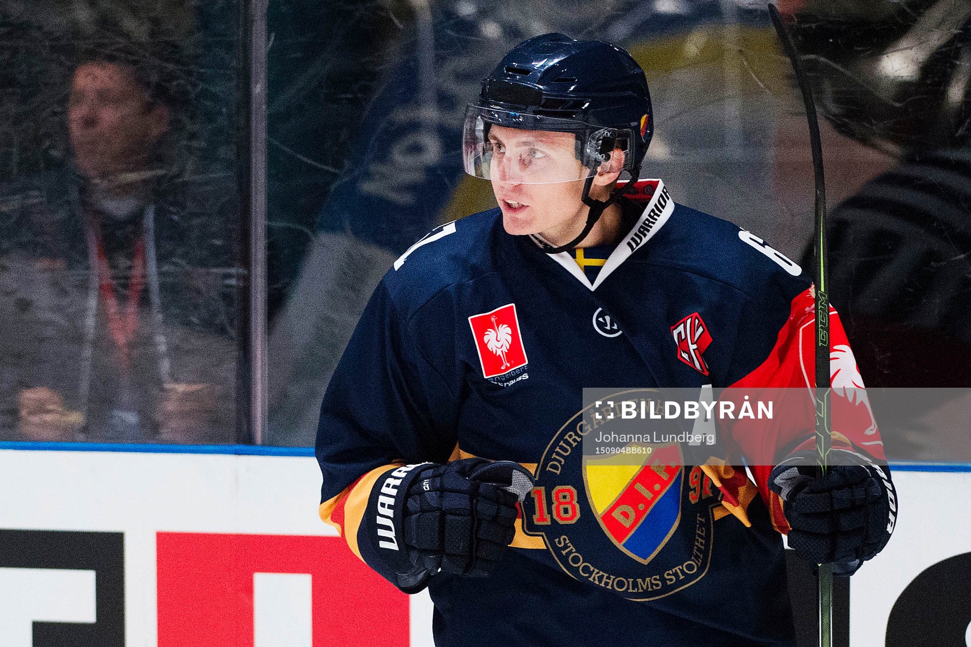Djurgårdens Markus Ljungh gör 3-2 och jublar