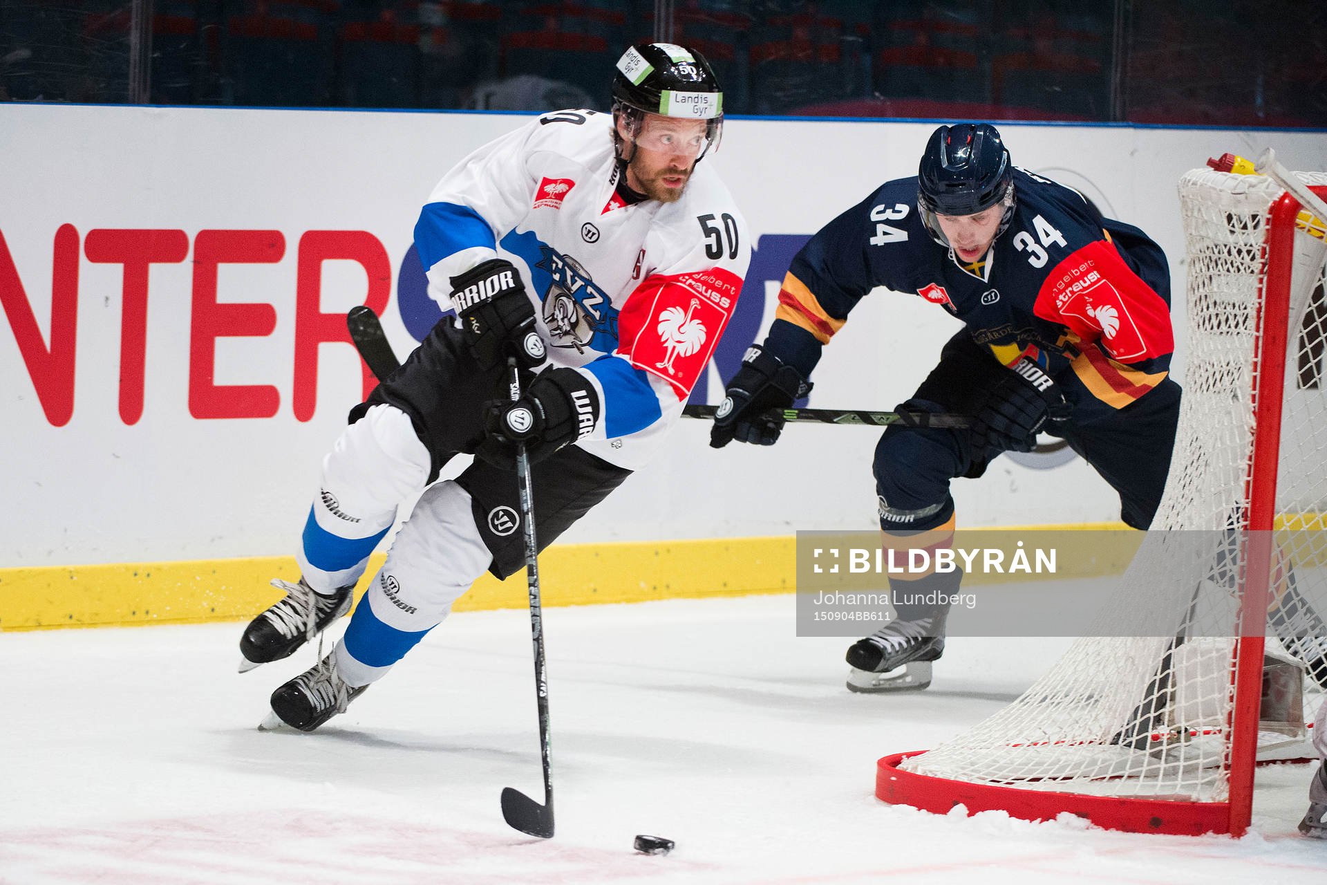 Zugs Daniel Sondell och Djurgårdens Daniel Brodin