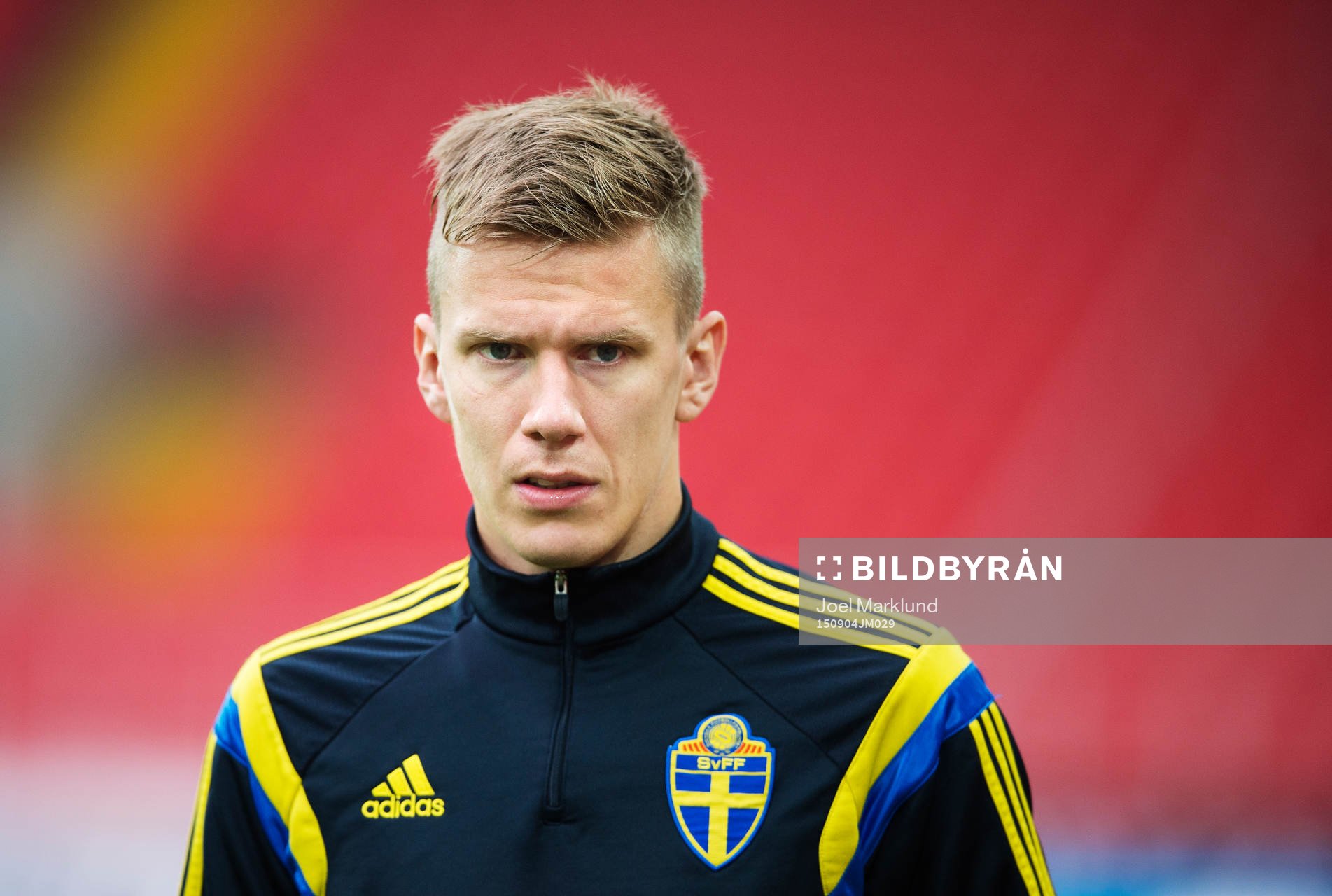 Pontus Wernbloom på Sveriges fotbollslandslag träning