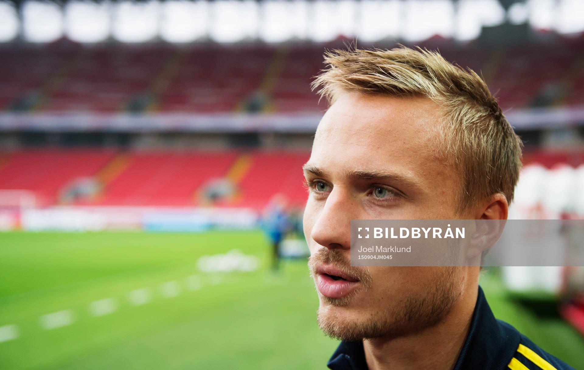 Pierre Bengtsson på Sveriges fotbollslandslag träning