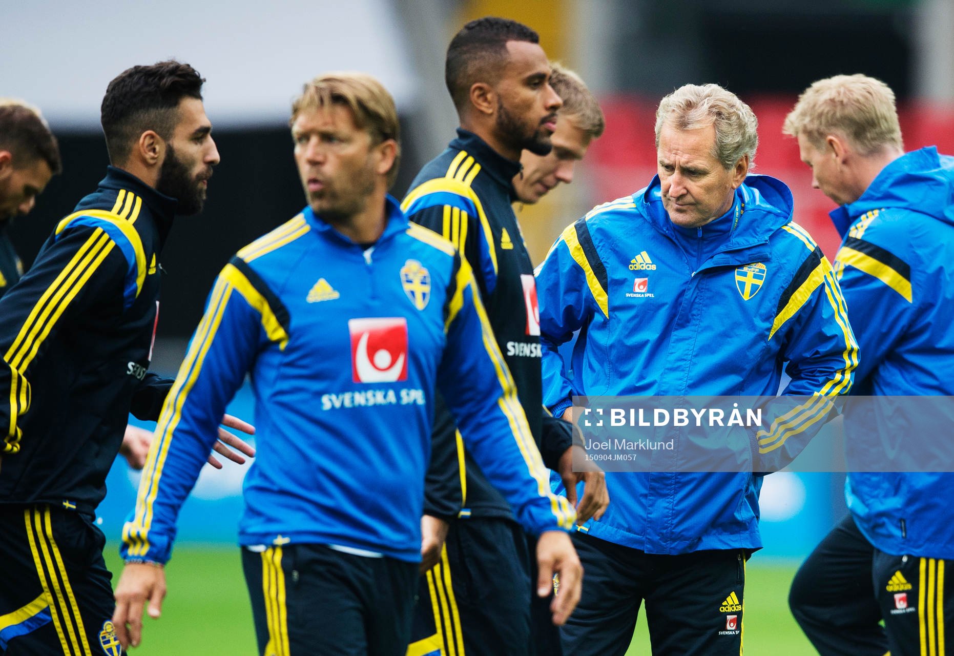 Förbundskapten Erik Hamrén på Sveriges fotbollslandslag