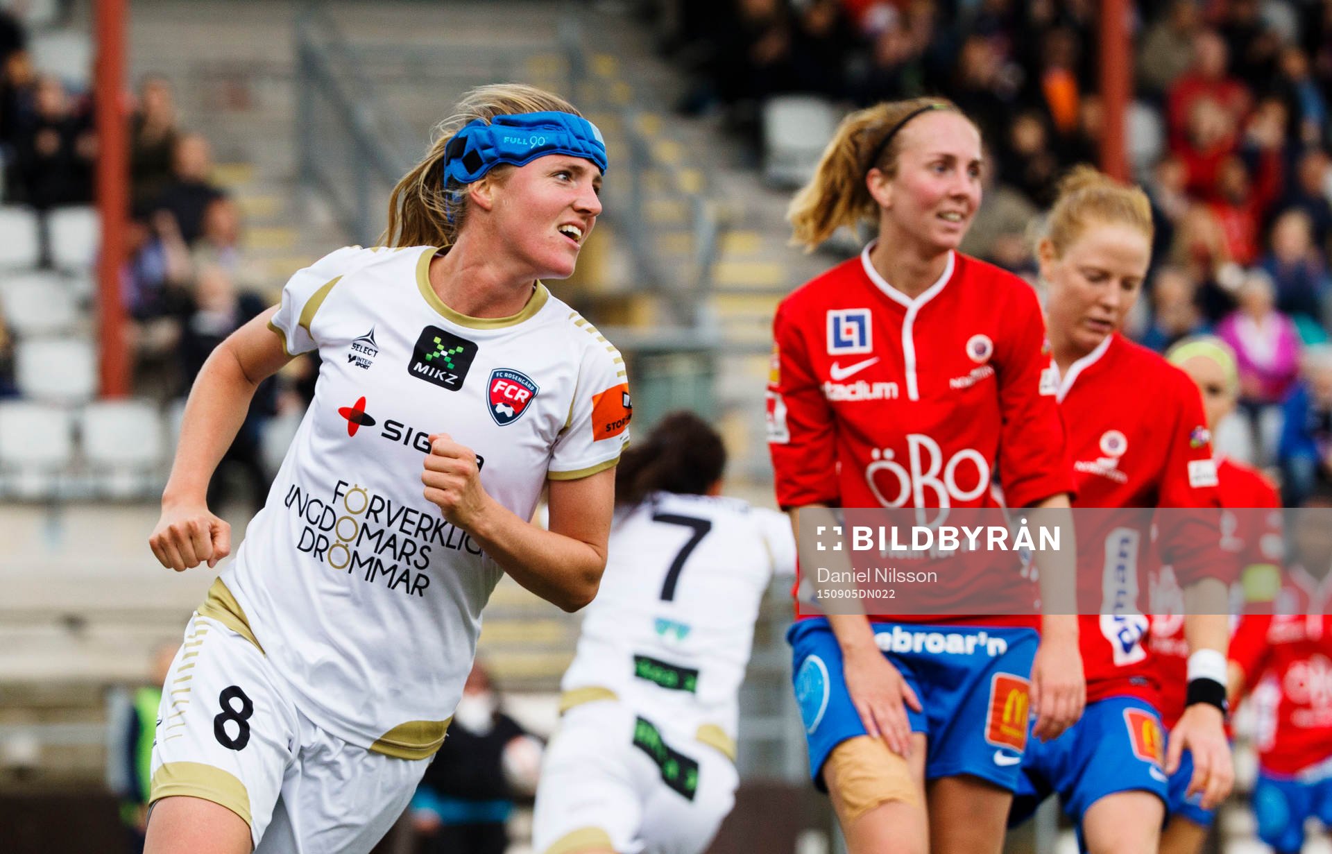 Rosengårds Kirsten Van de Ven jublar