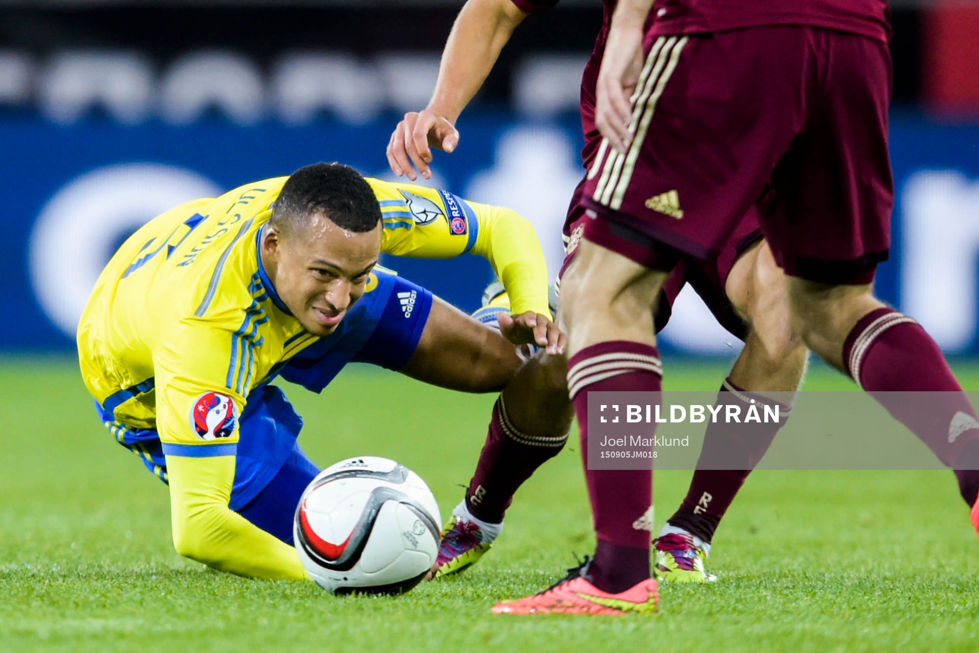 Sveriges Martin Olsson förlorar en närkamp