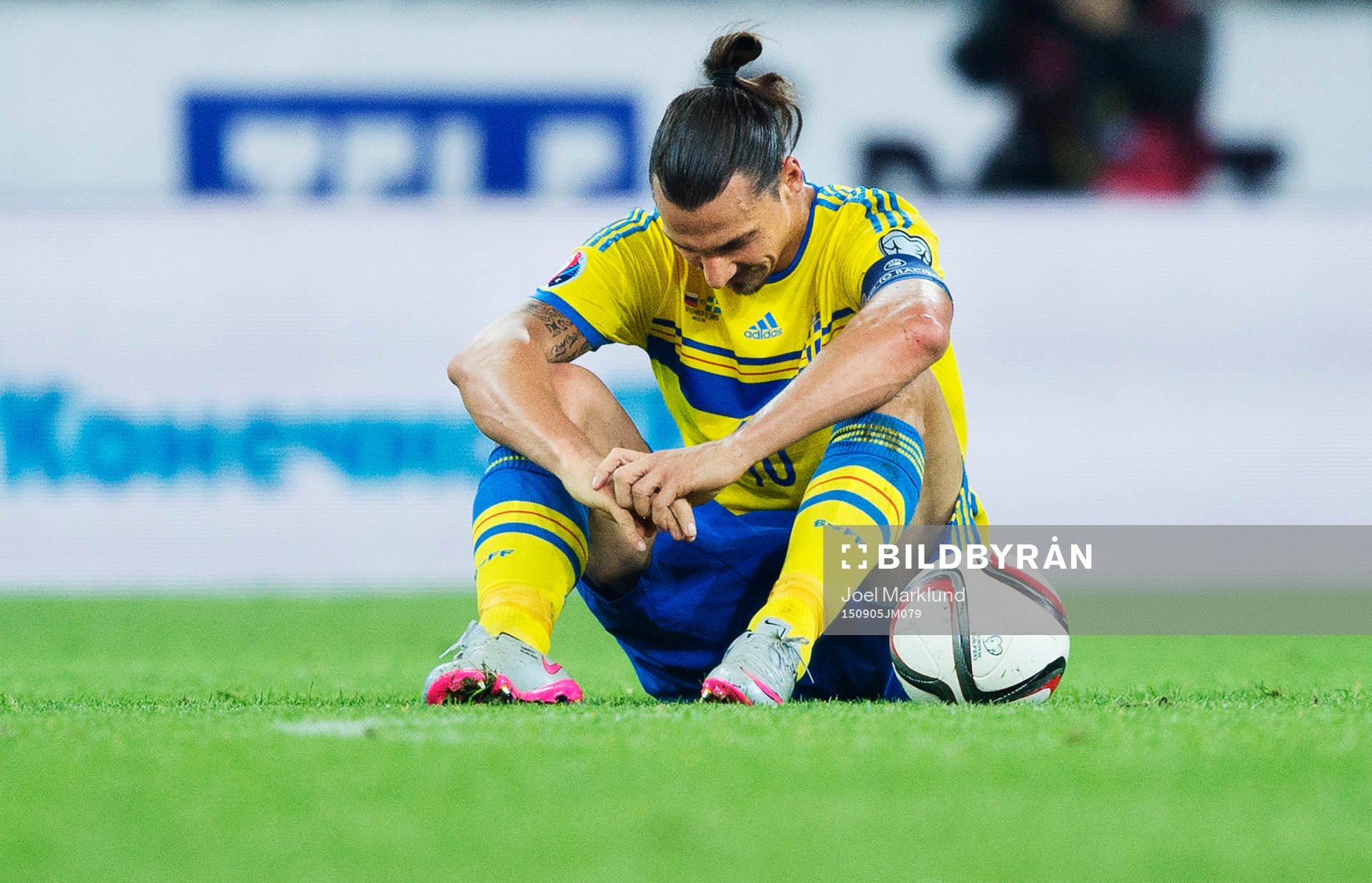 Sveriges Zlatan Ibrahimovic deppar