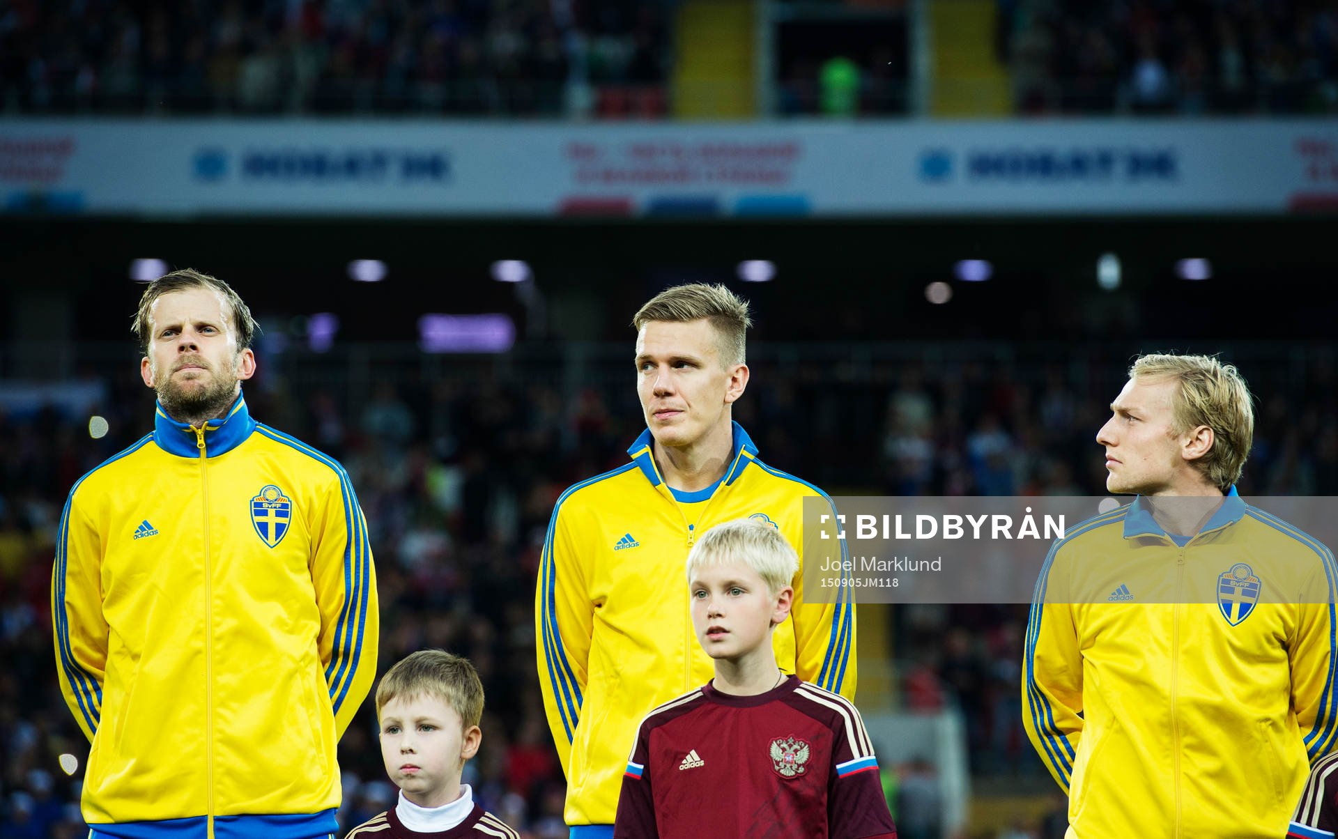 Sveriges Mikael Antonsson, Pontus Wernbloom och Emil