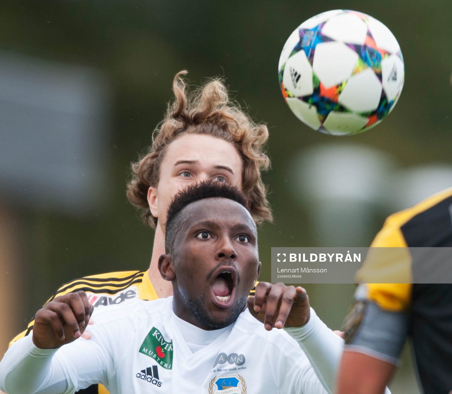 IFK Hässleholms August Nilsson i matchen i division 2