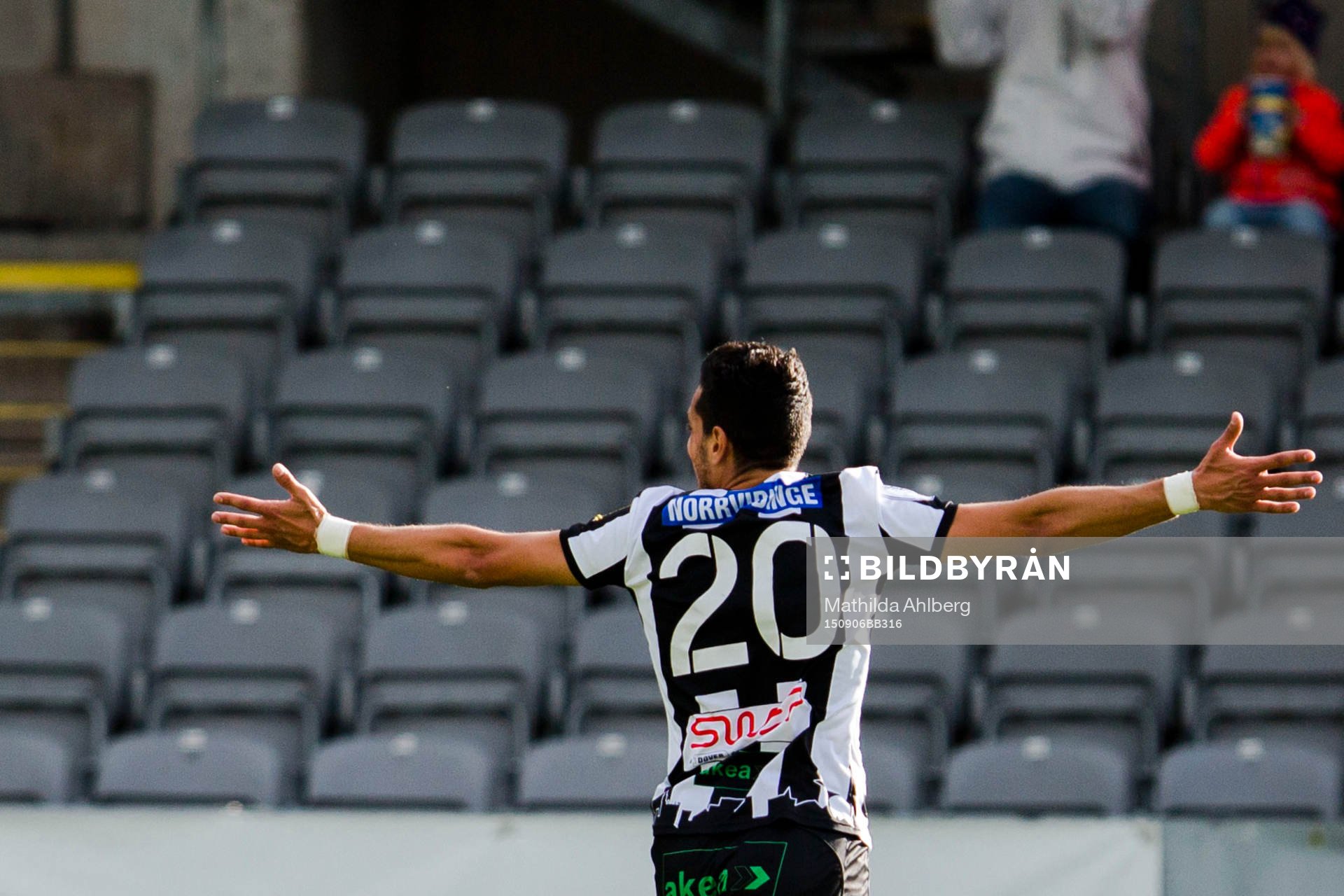 Landskronas Mohamed Ramadan firar sitt mål