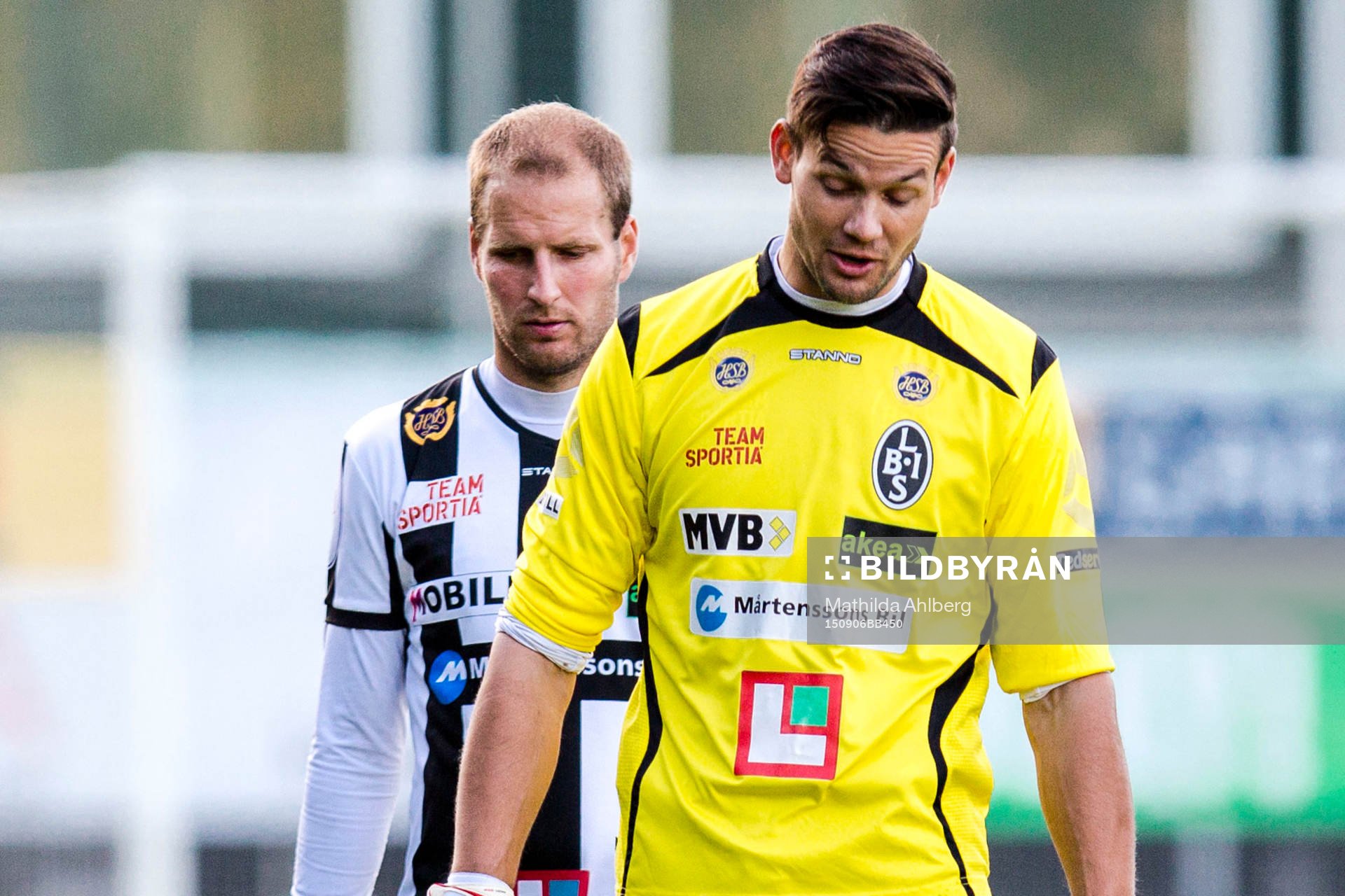 Landskronas målvakt Jonas Sandqvist deppar