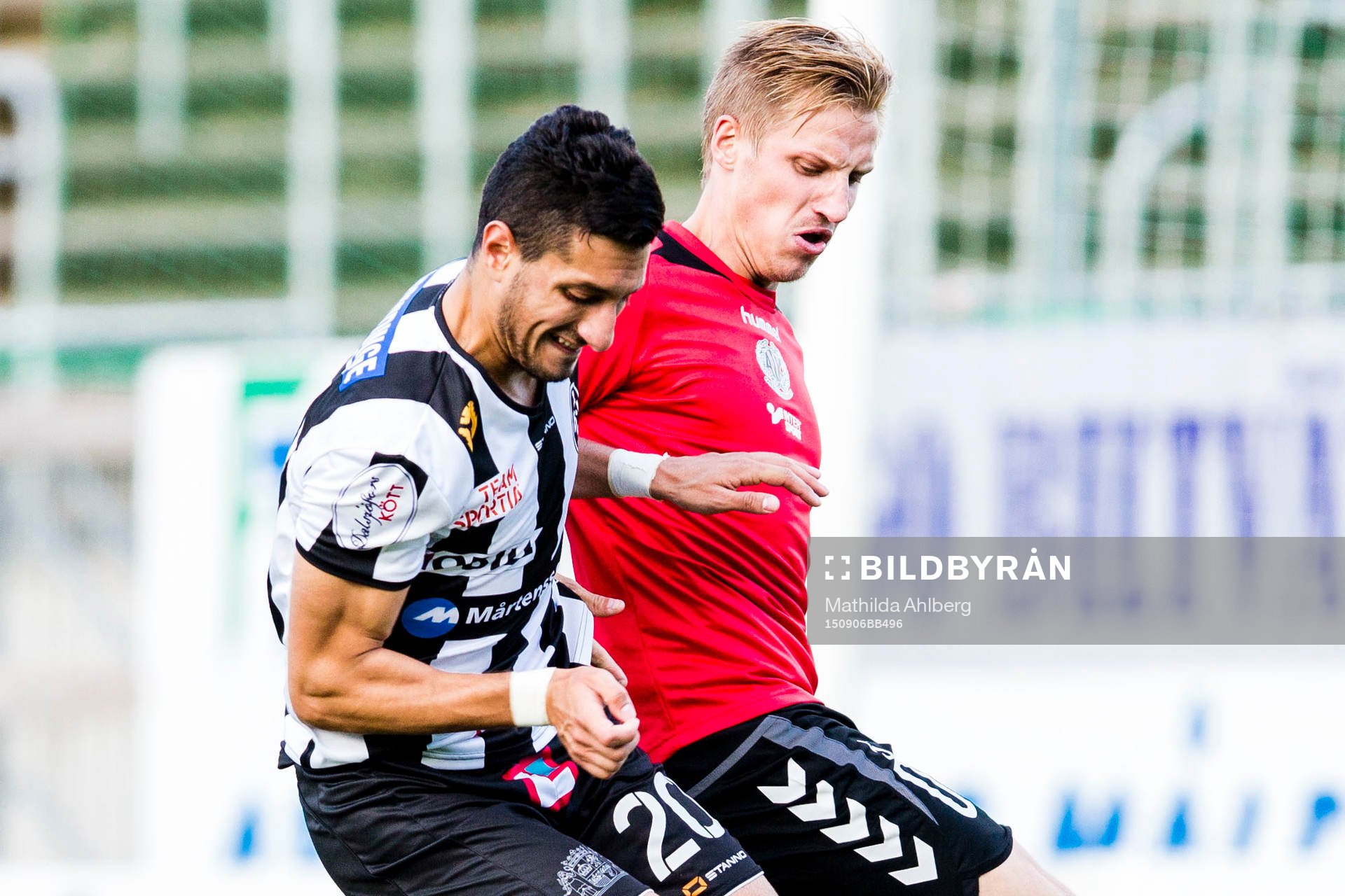 Landskronas Mohamed Ramadan och Oskarshamns Eric Persson i