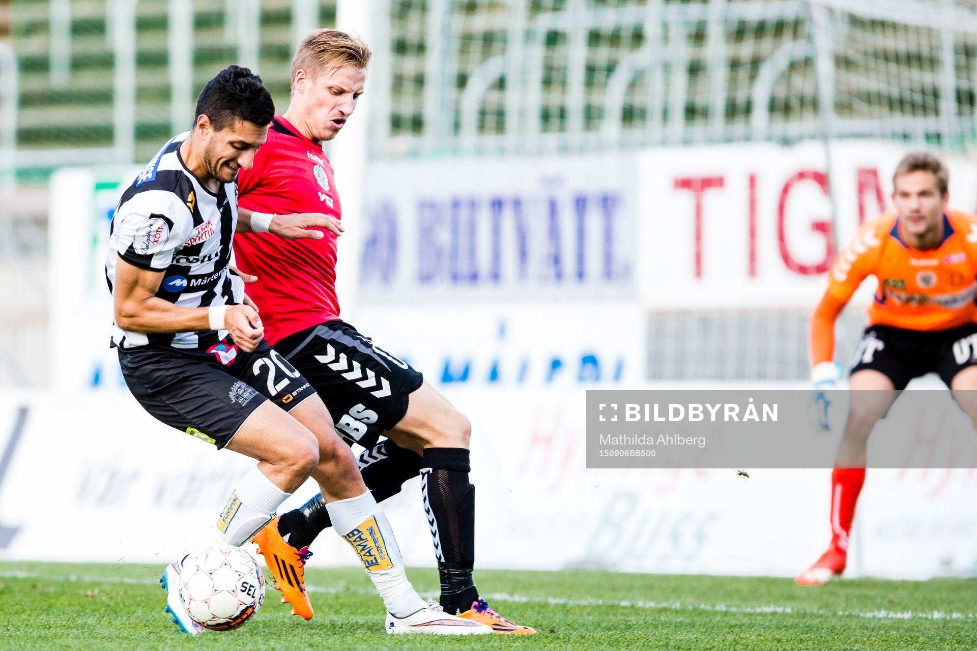 Landskronas Mohamed Ramadan och Oskarshamns Eric Persson i