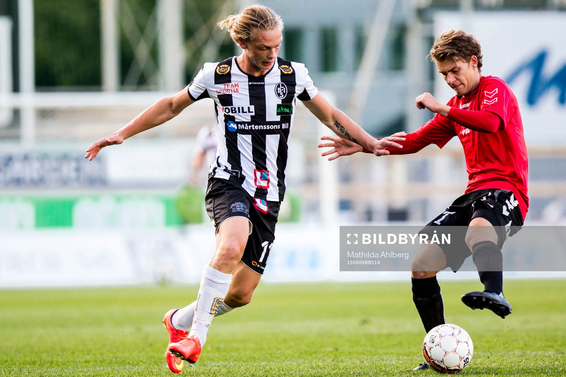 Landskronas Robin Eliasson Hofsö och Oskarshamns Martin
