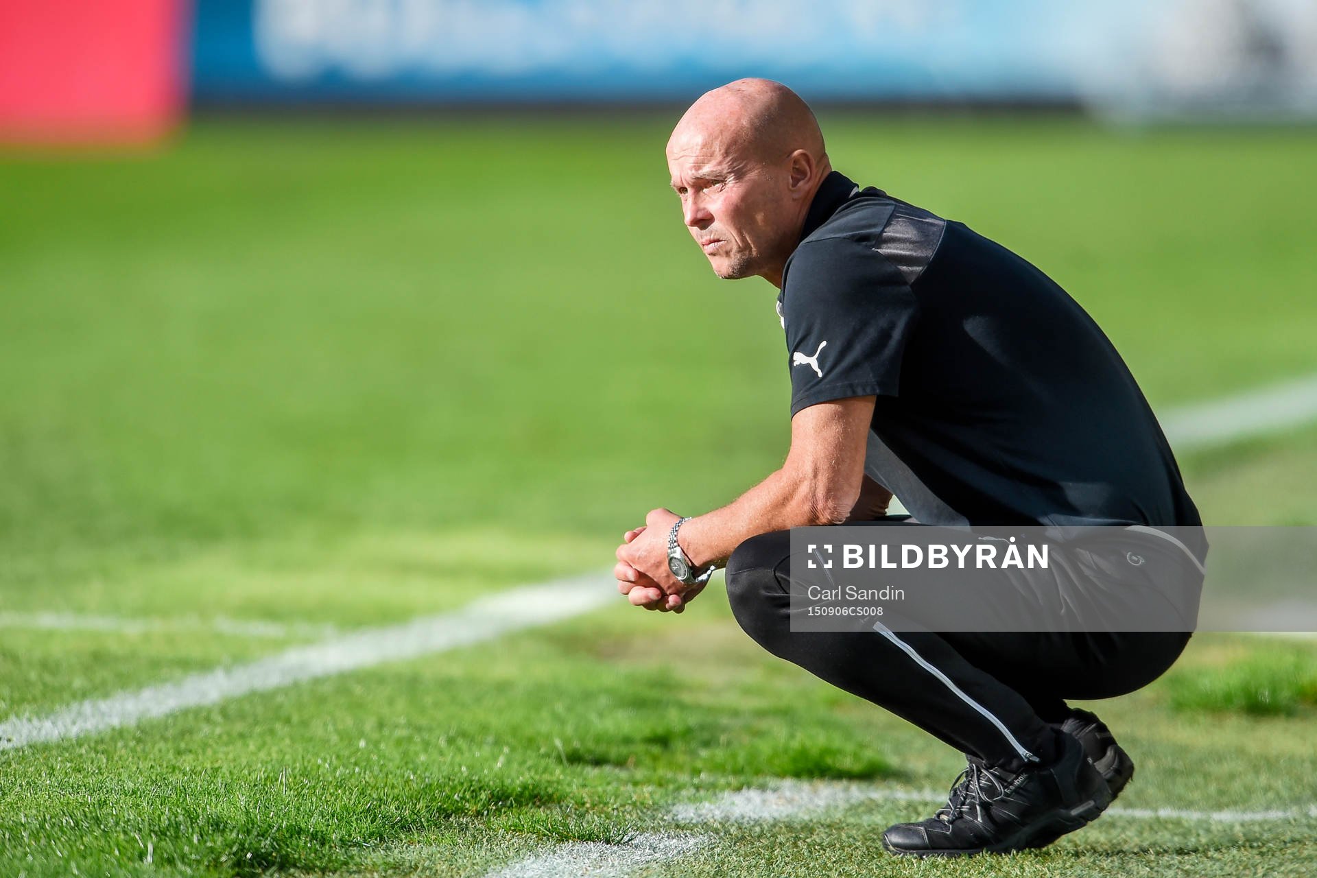 Höllvikens tränare Michael Sander