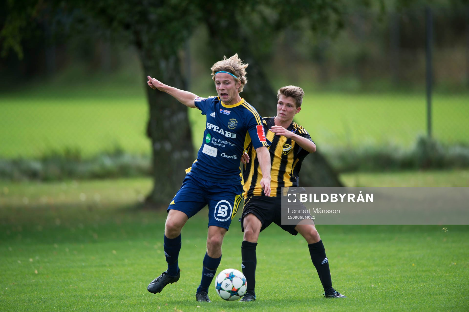i matchen i juniorallsvenskan mellan IFK Hässleholm och