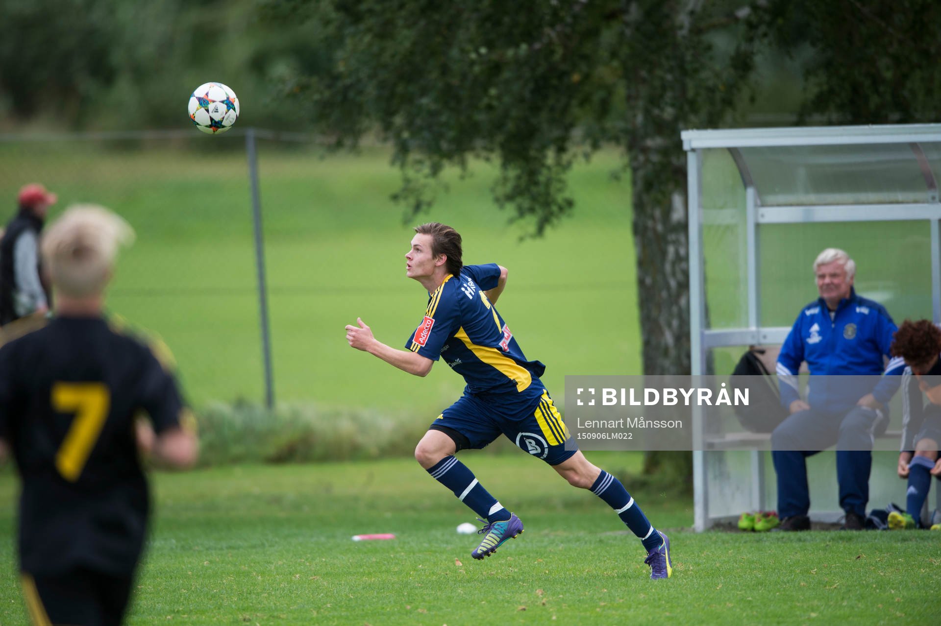 i matchen i juniorallsvenskan mellan IFK Hässleholm och