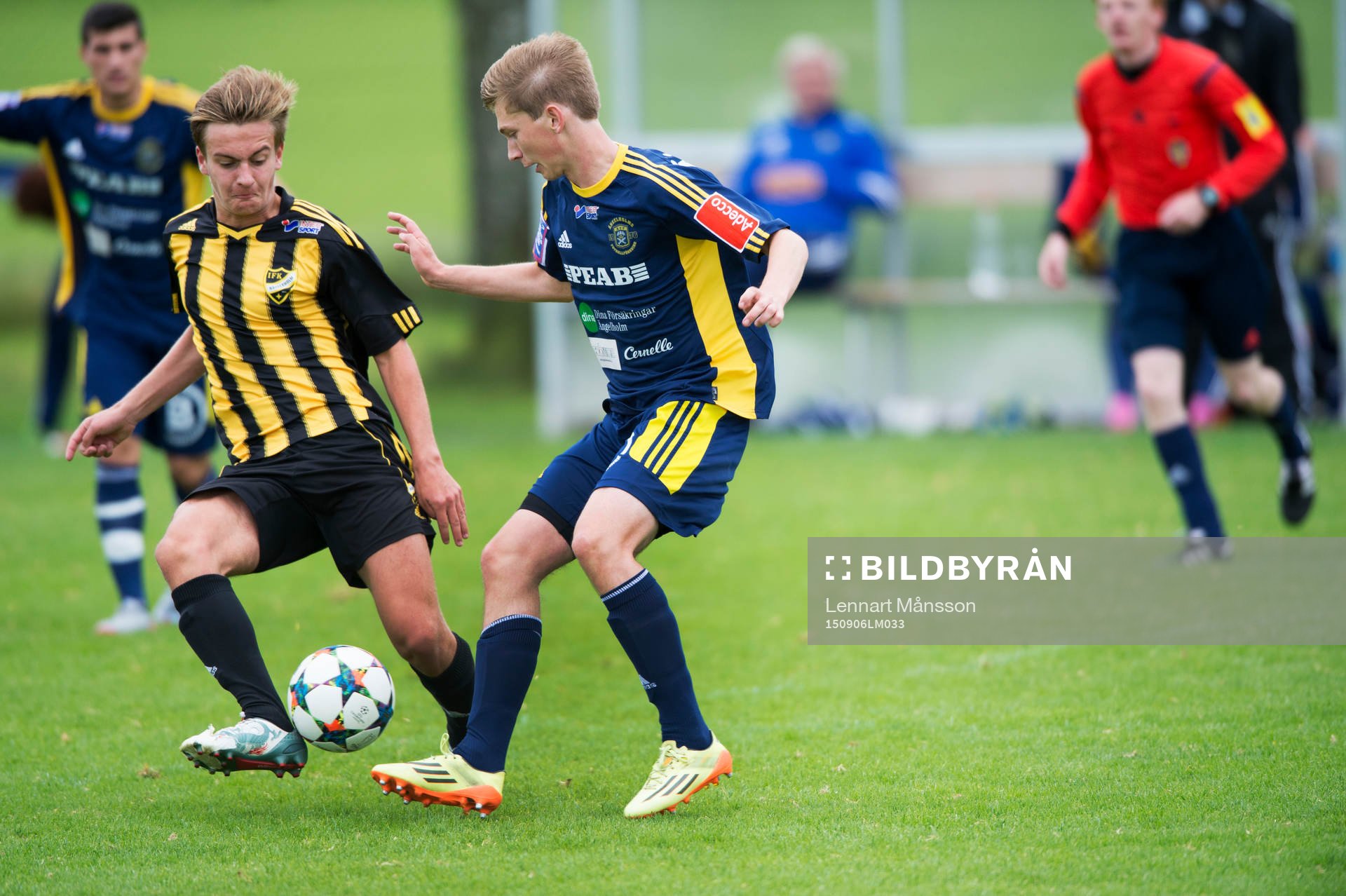 i matchen i juniorallsvenskan mellan IFK Hässleholm och