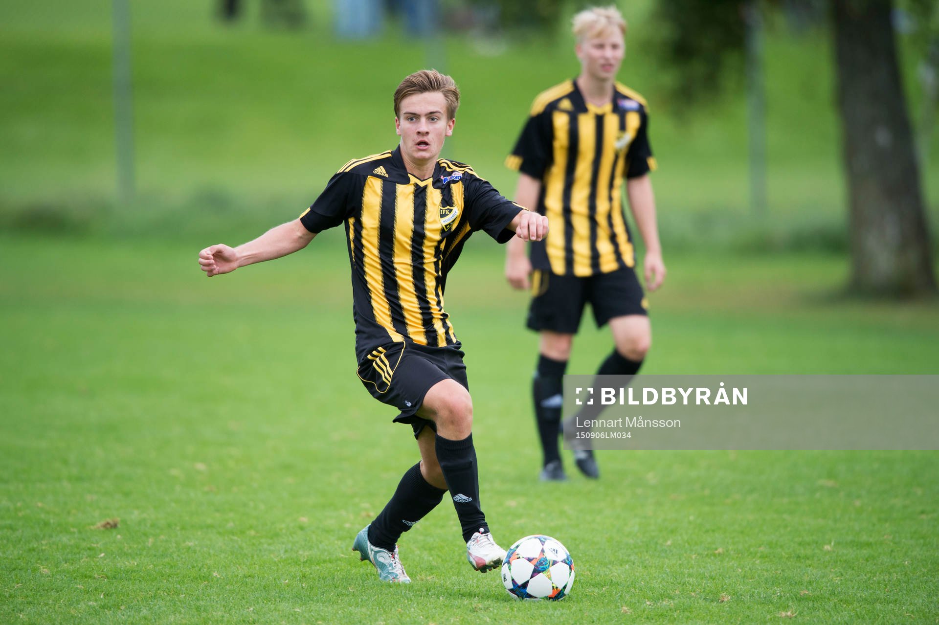 i matchen i juniorallsvenskan mellan IFK Hässleholm och