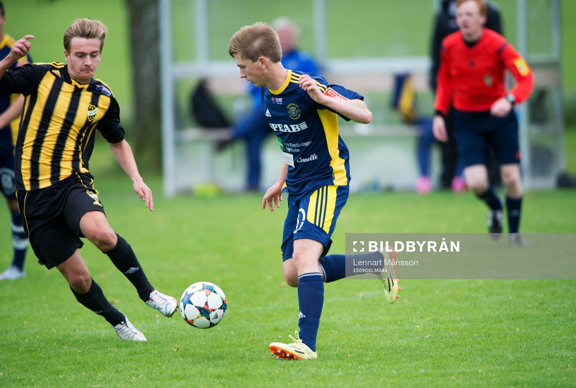 i matchen i juniorallsvenskan mellan IFK Hässleholm och