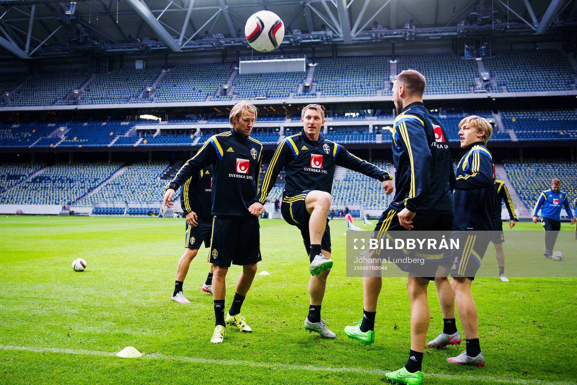 Ola Toivonen, Kim Källström, Alexander Milosevic och Emil