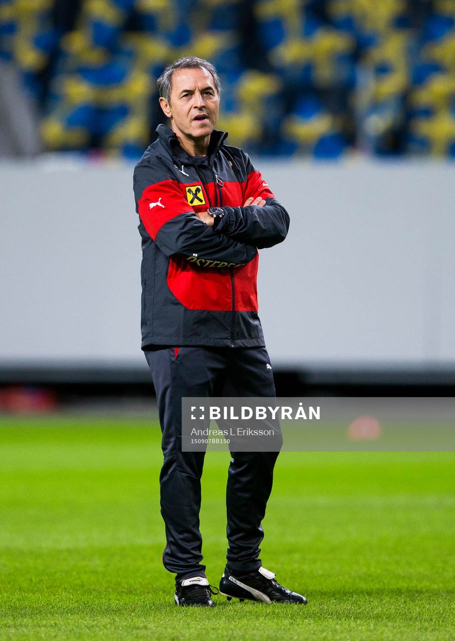 Österrikes förbundskapten Marcel Koller