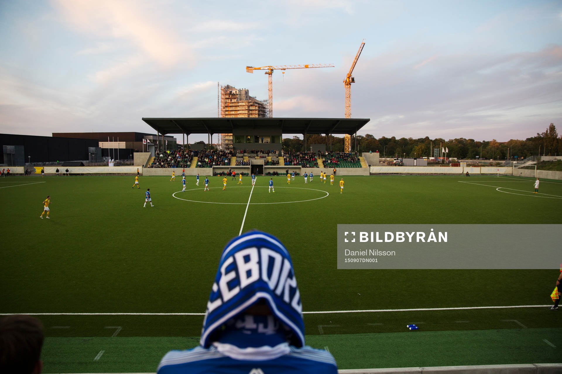 Fotbollsmatchen i division ett Södra på Klostergårdens