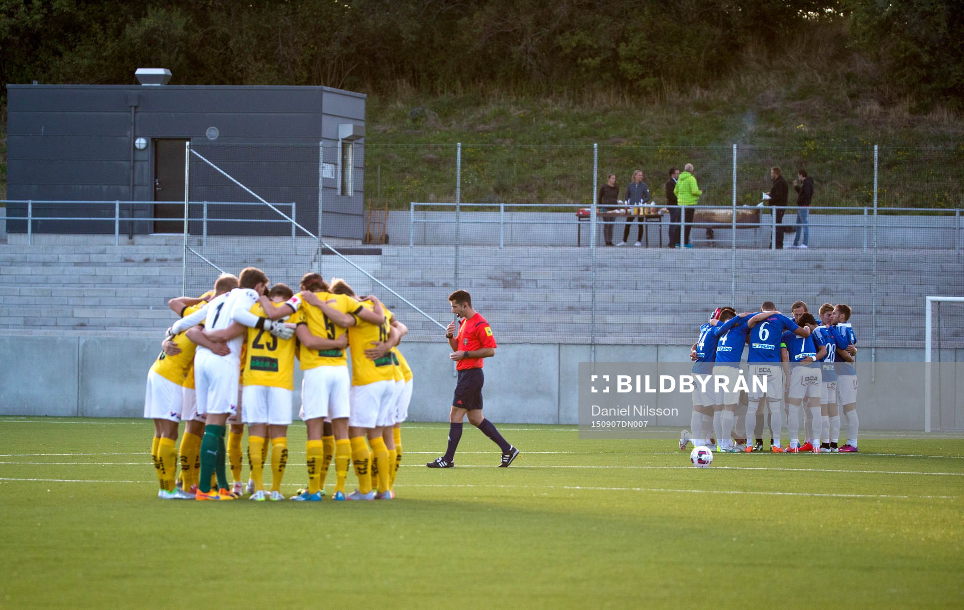 Fotbollsmatchen i division ett Södra mellan Lunds BK och